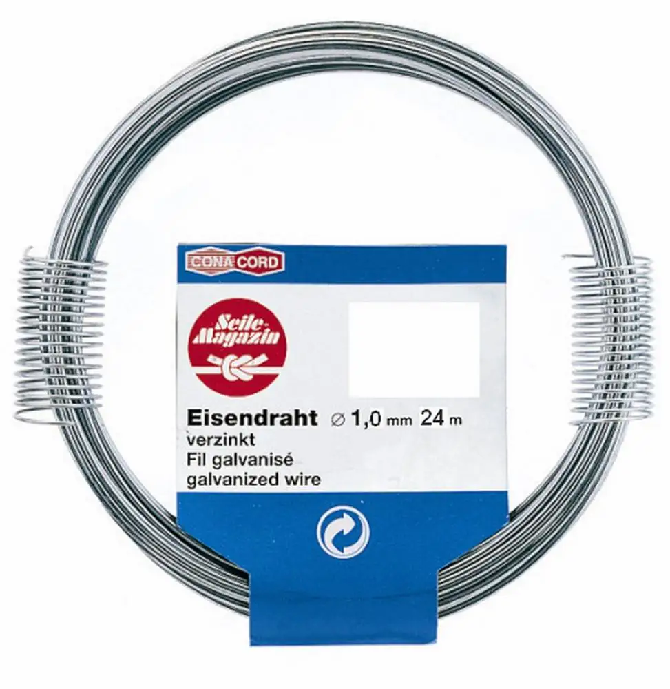 Conacord Eisendraht Ø 1,0 mm x 24 m Conacord Eisendraht Ø 1,0 mm x 24 m