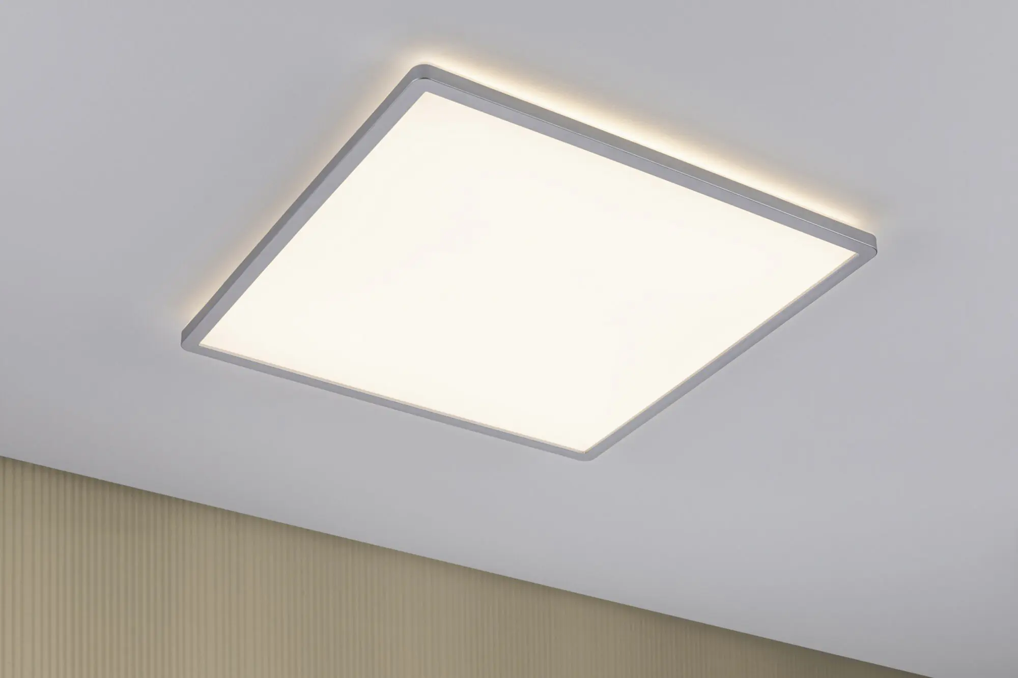 Paulmann LED Panel Atria Shine chrom-matt 42 x 42 cm warmweiß dimmbar