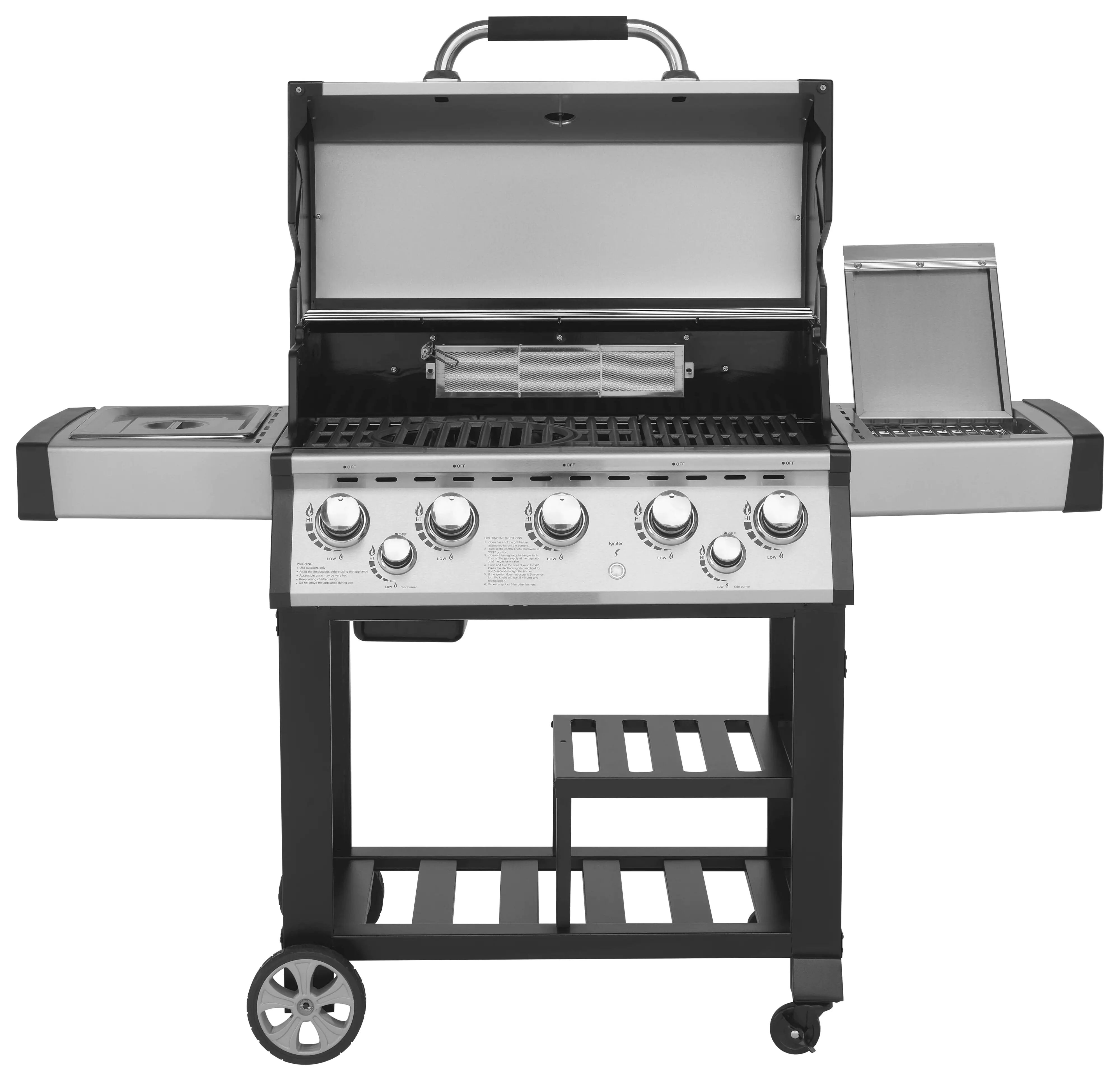 Justus Gasgrill Mars mit offenen Ablagen Justus Gasgrill Mars mit offenen Ablagen