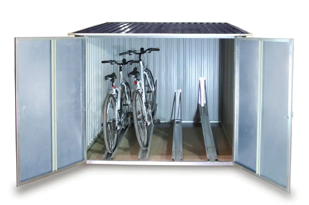 Tepro Fahrradbox 191,6 x 191,6 x 142,5 cm für bis zu 4 Fahrräder