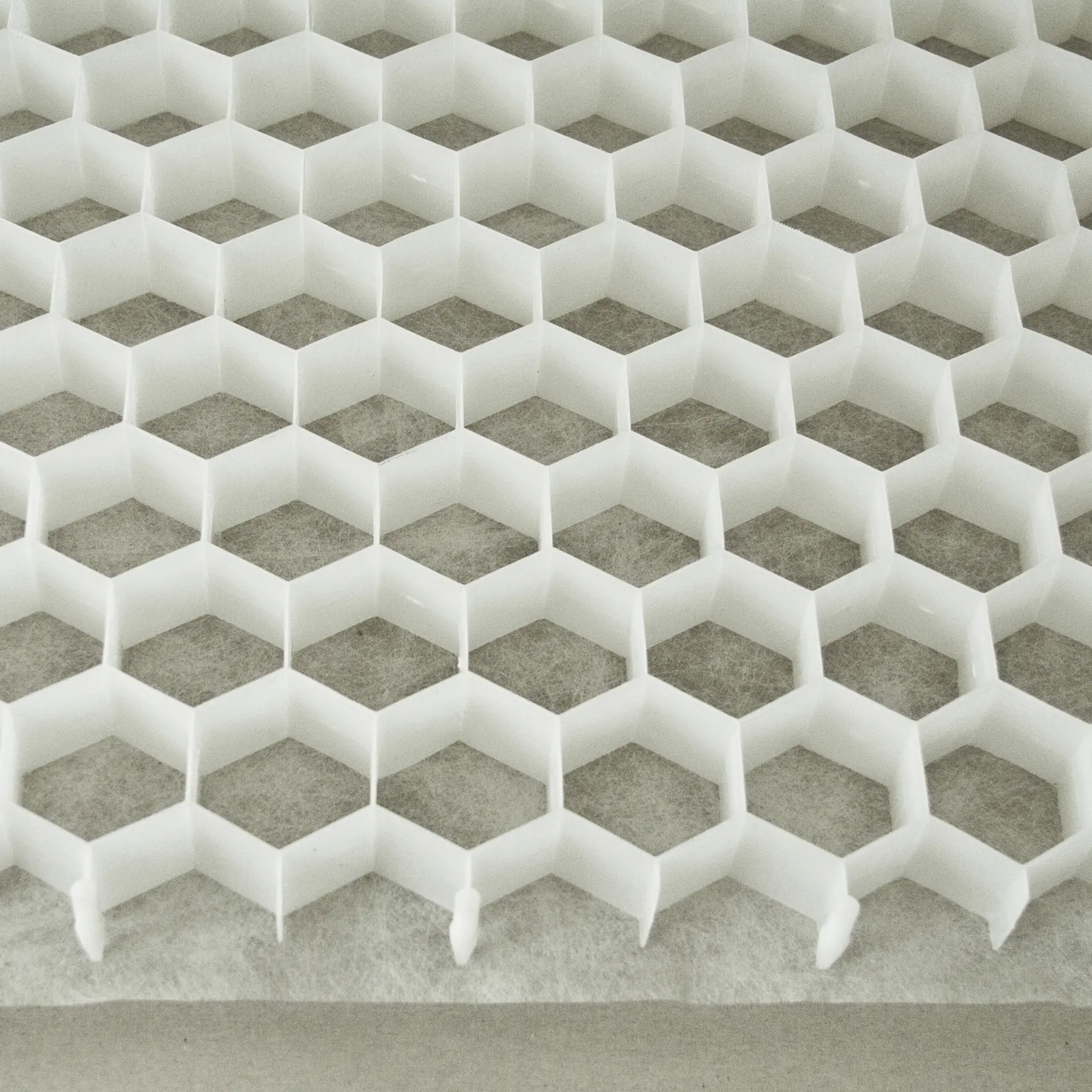 WIGAWay Kiesstabilisierung 120 x 80 x 3 cm weiß inkl. Antiunkrautvlies