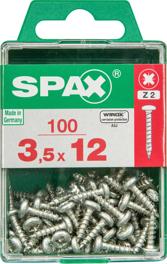 Spax Universalschrauben 3.5 x 12 mm TX 20 - 100 Stk.