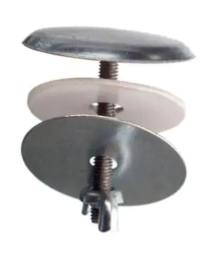 Cornat Hahnlochstopfen Chrom-Nickel-Stahl Ø 40 mm, mit Flügelmutter