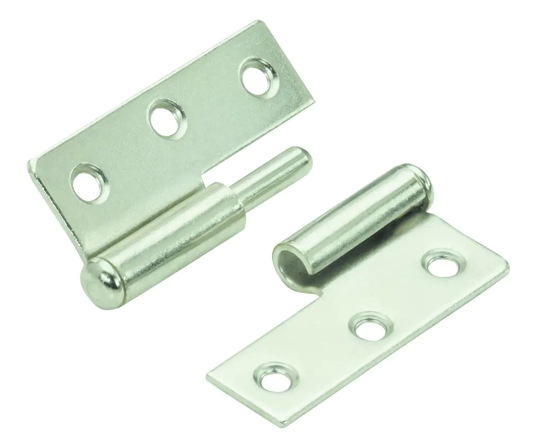 Hettich Möbelband links Stahl, vernickelt, 50 x 40 mm, 1 Stück