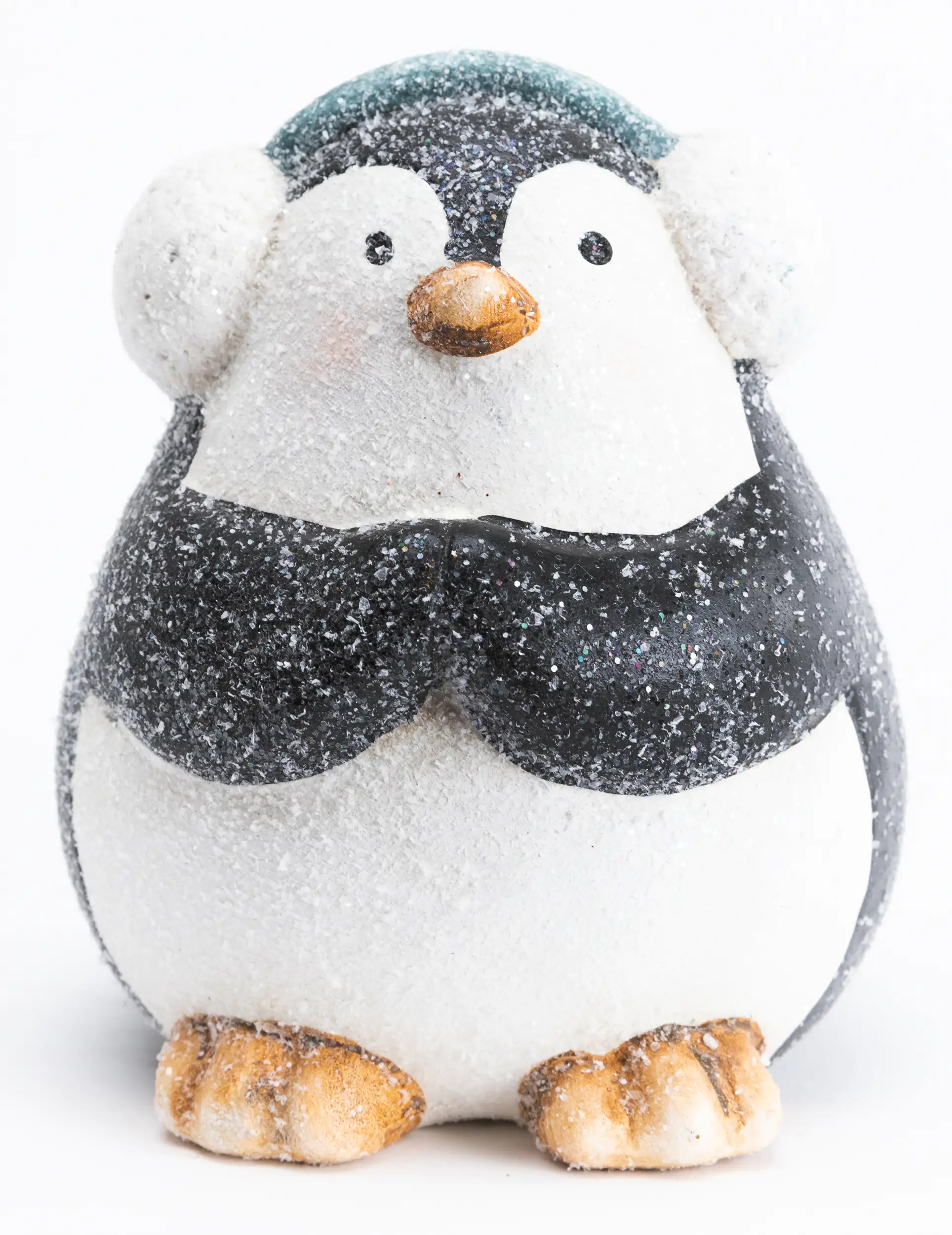 4333692198134_4 TrendLine Dekofigur Pinguin aus Keramik 12 x 10,5 x 12,5 cm