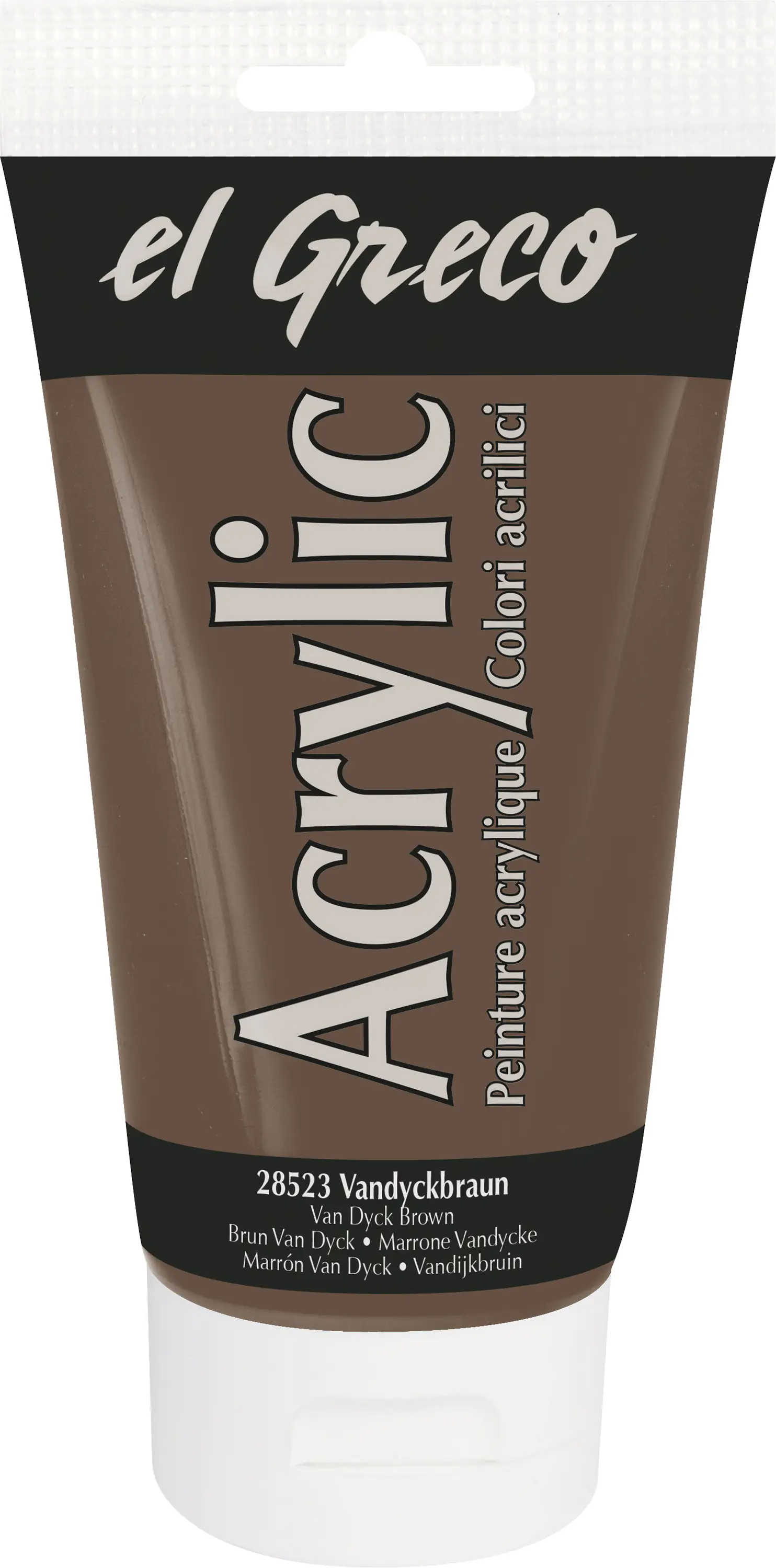 4000798285234_1530197 Kreul el Greco Acrylic Tube vandyckbraun 150 ml
