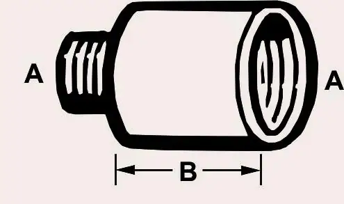 Cornat Hahnverlängerung messing 1/2" Länge: 40 mm