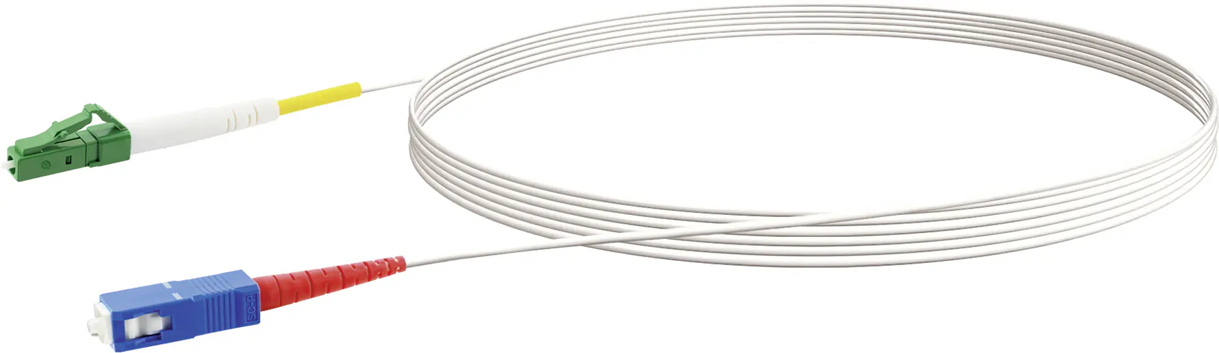 Schwaiger Glasfaser-Netzwerkkabel LC/APC-SC/UPC 5 m