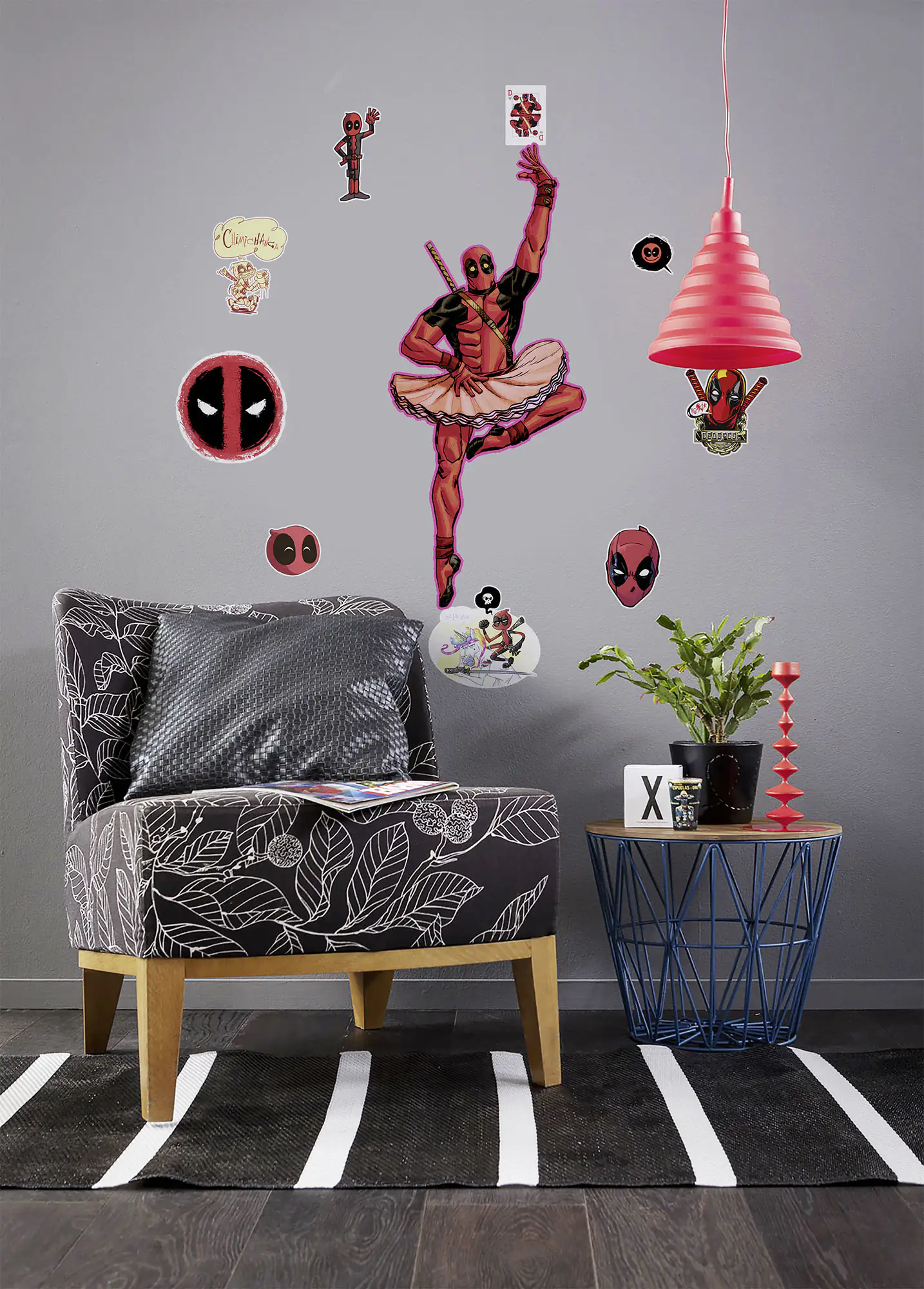 Komar Dekosticker Deadpool Derppool 50 x 70 cm Komar Dekosticker Deadpool Derppool 50 x 70 cm
