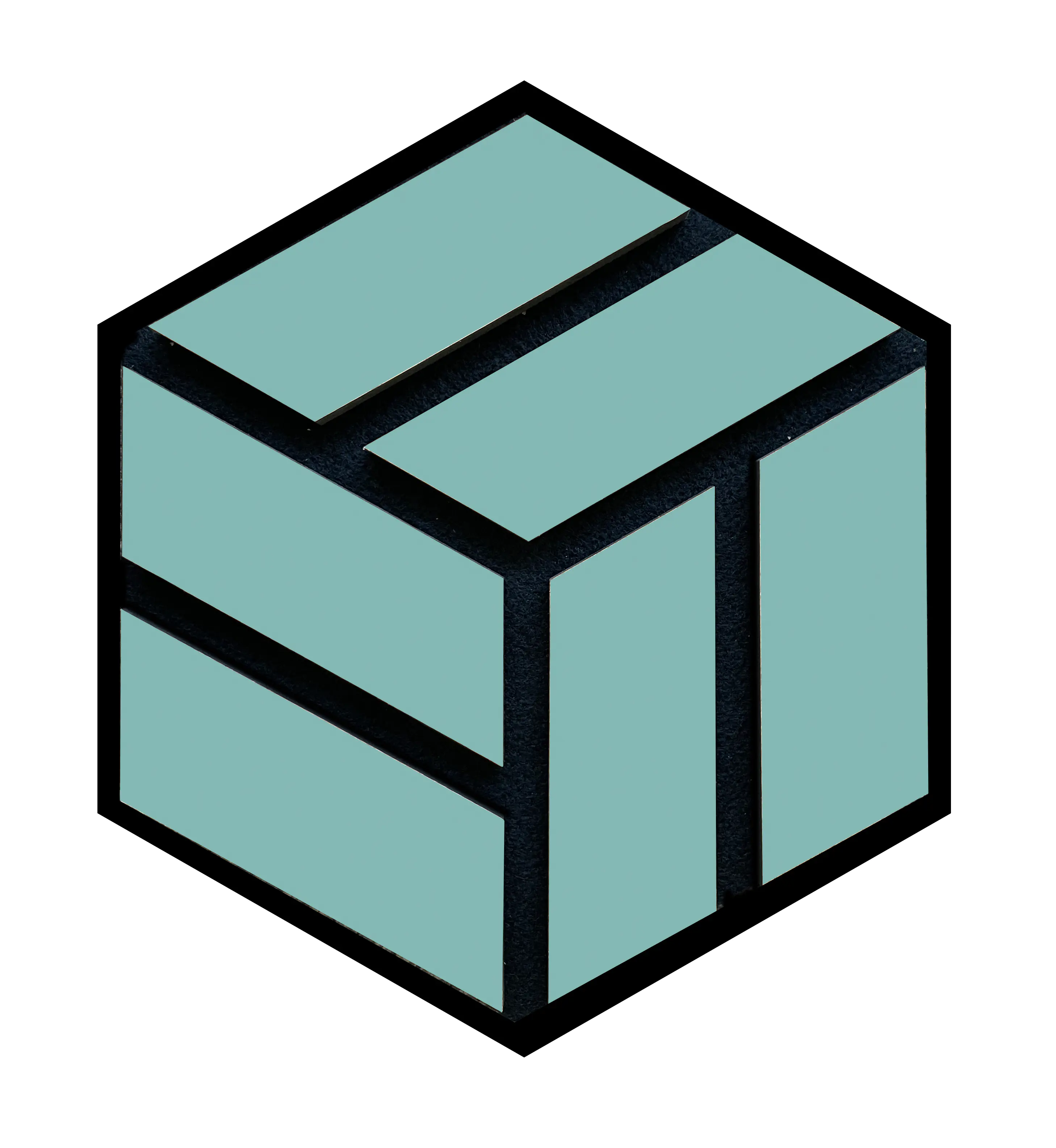 Neuhofer Akustikpaneele Hexago Oceansplash 30 x 26 x 1,9 cm 