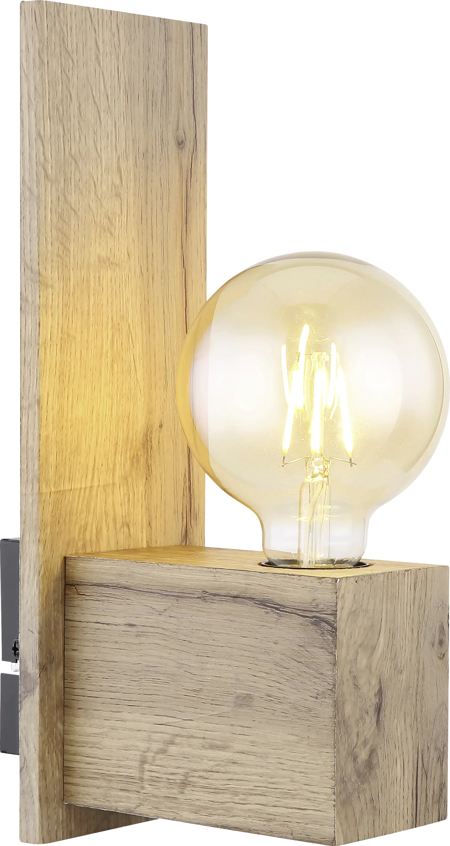 Globo Wandleuchte Erna braun 30 x 16 cm E27, max. 60 W Globo Wandleuchte Erna braun 30 x 16 cm E27, max. 60 W