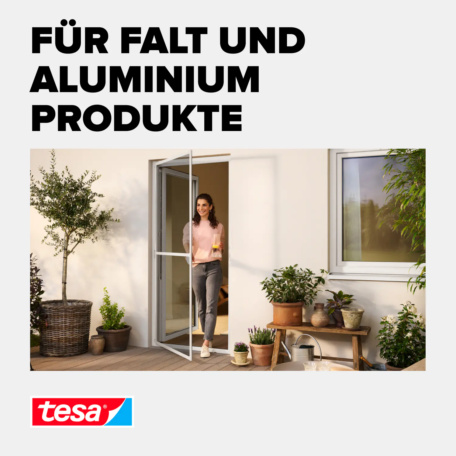 tesa Fliegengitter COMFORT Ersatzrolle 120 x 250 cm - anthrazit