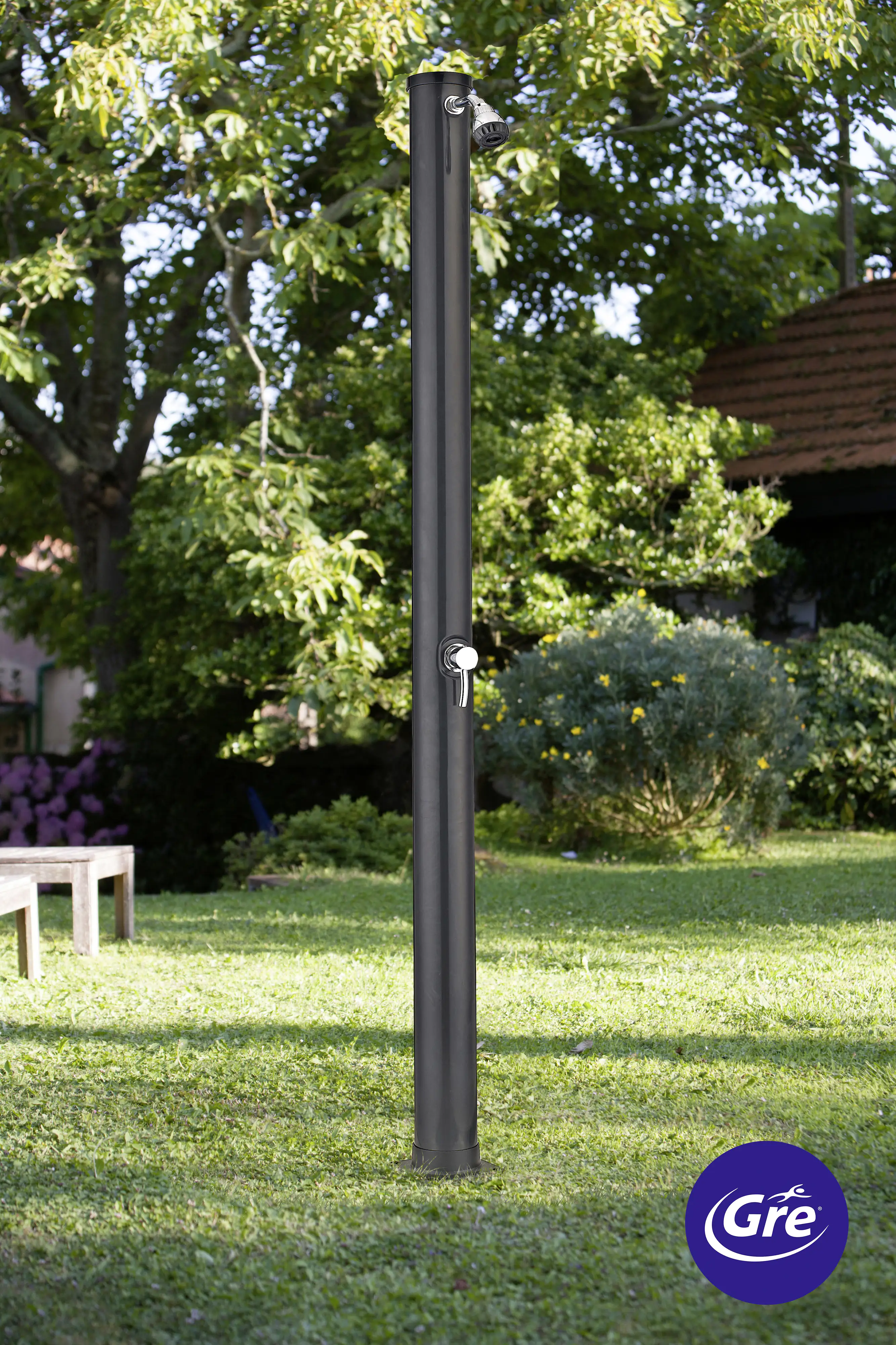 Gre Solardusche 20 Liter schwarz