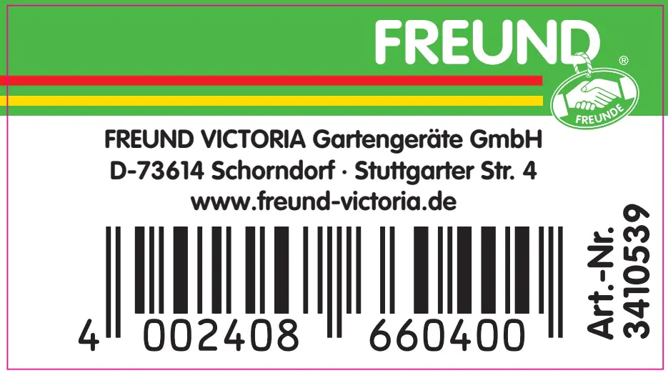 Freund Victoria Parkrechen 68 cm lang