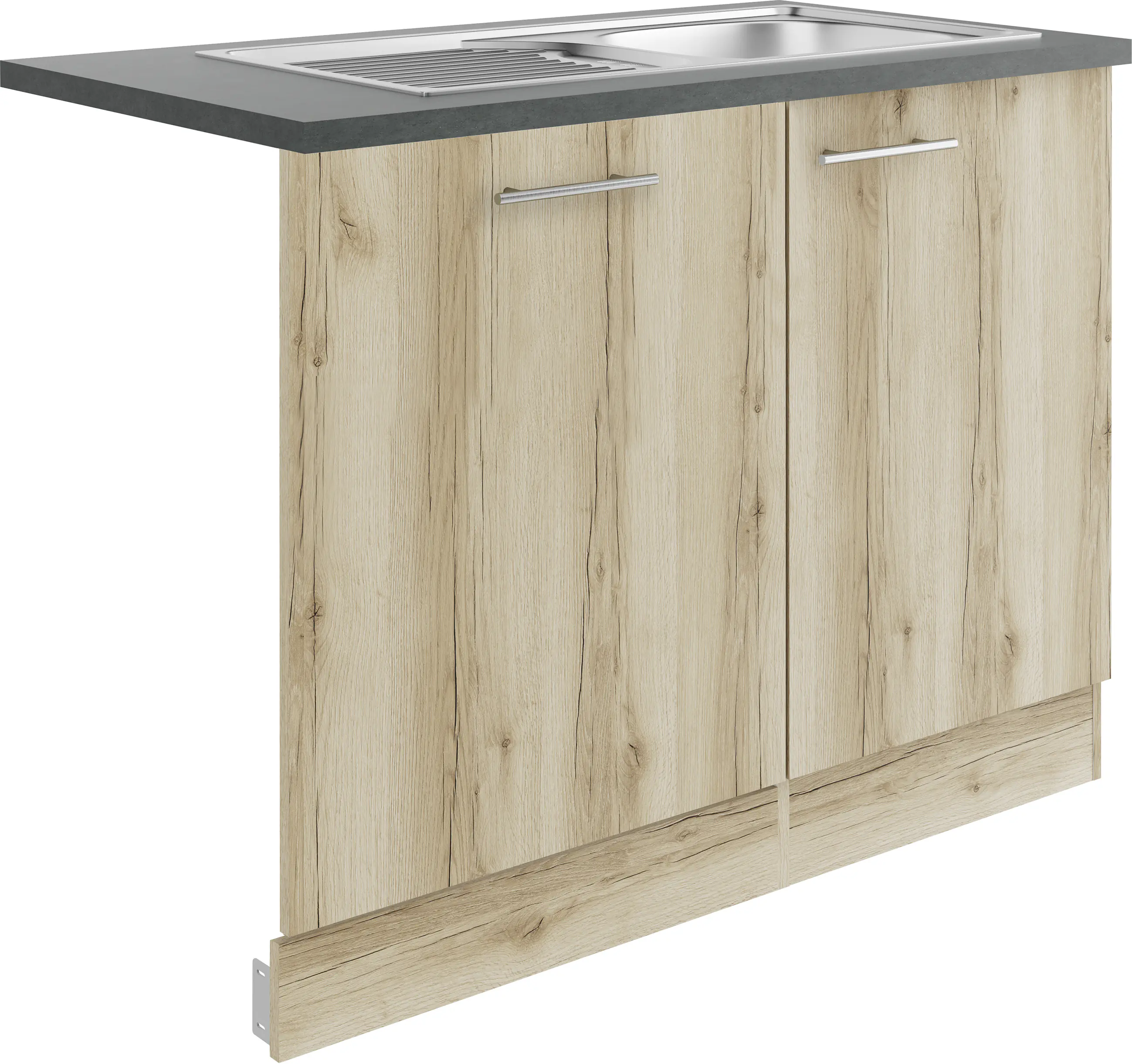 Optifit Spüle mit Unterschrank-Set Livorno 290 eiche 110 cm