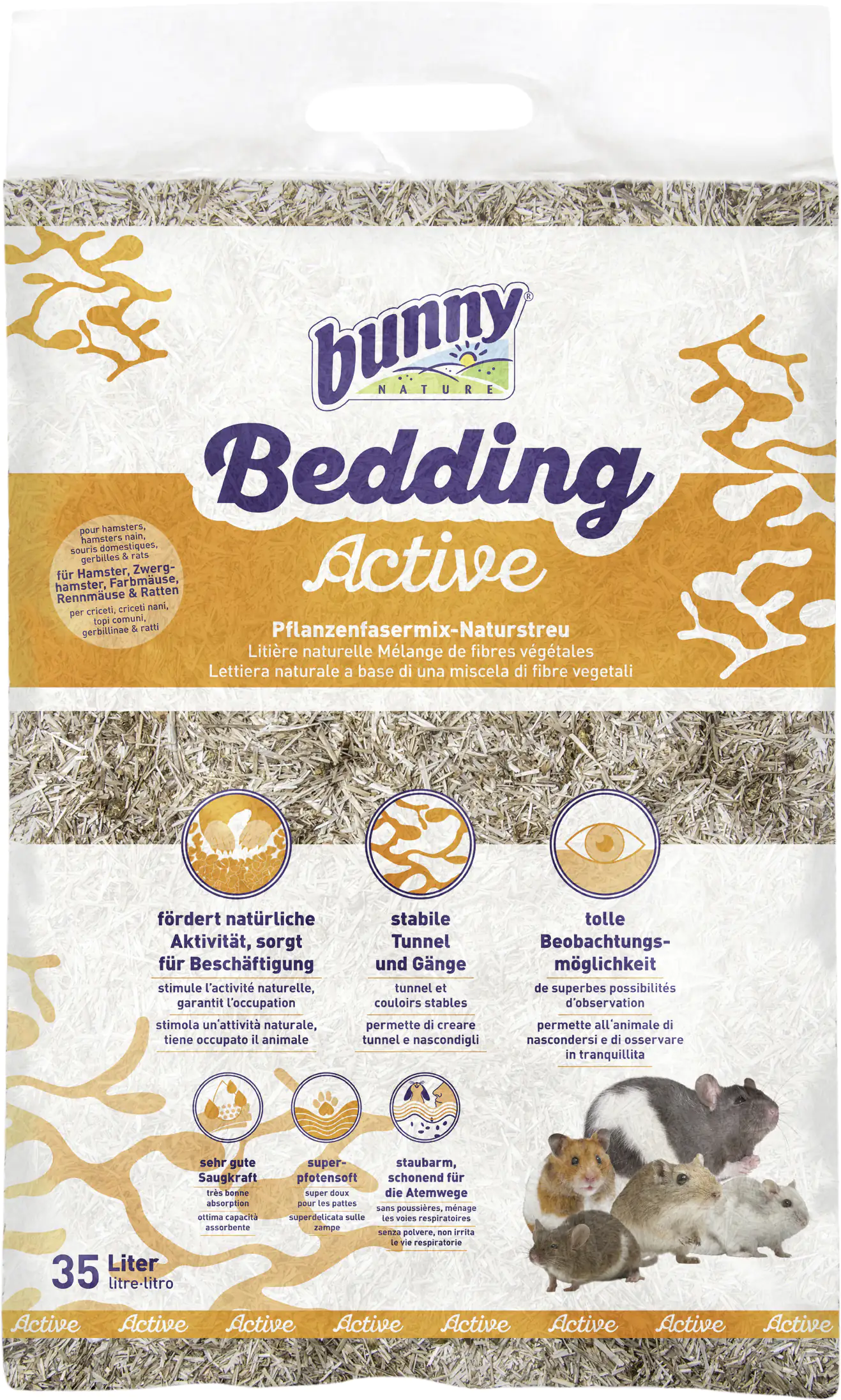 bunny Bedding Active 35l für Nager