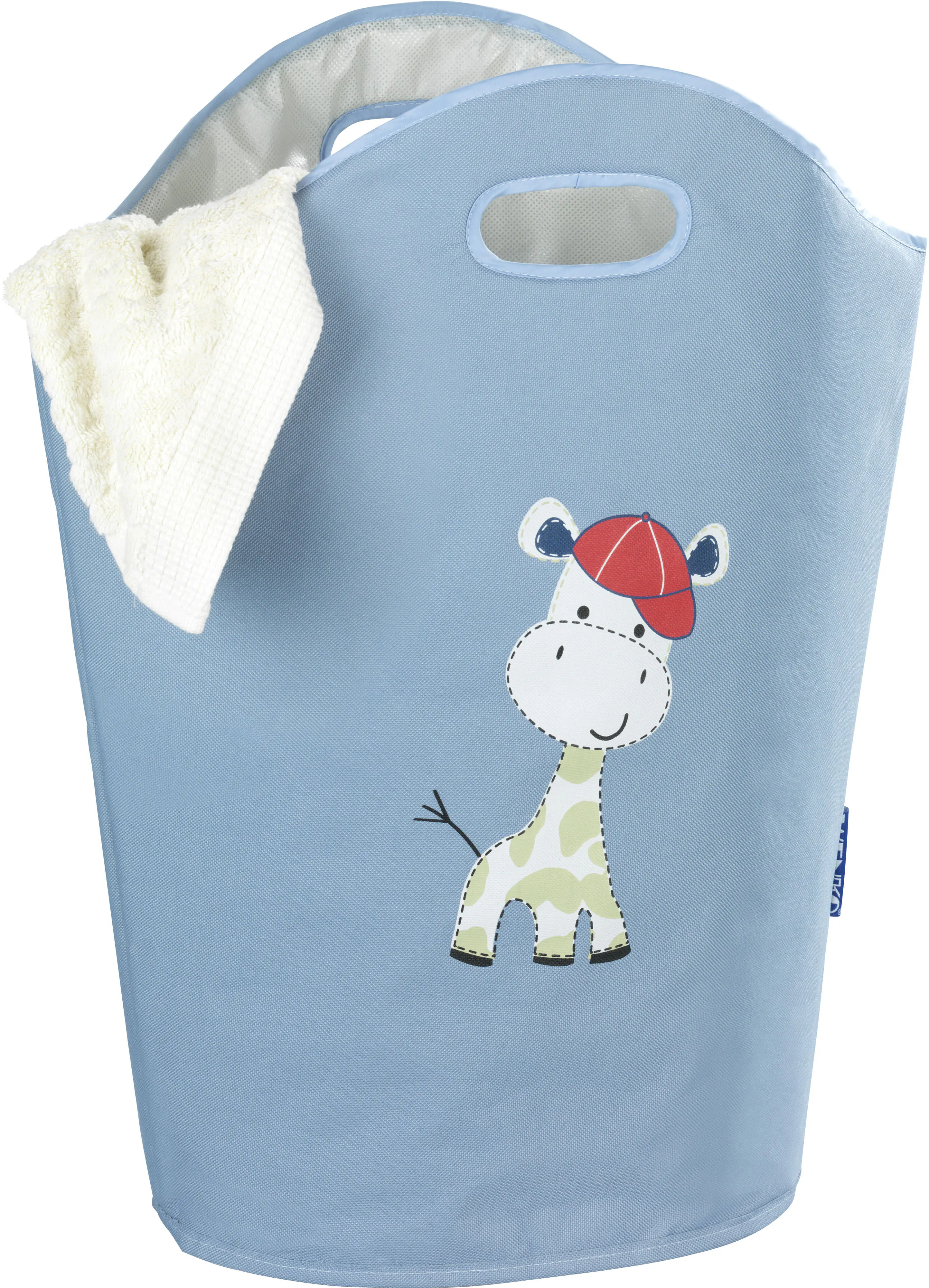 Wenko Wäschesammler Kids Gerry 24 l, blau, beige