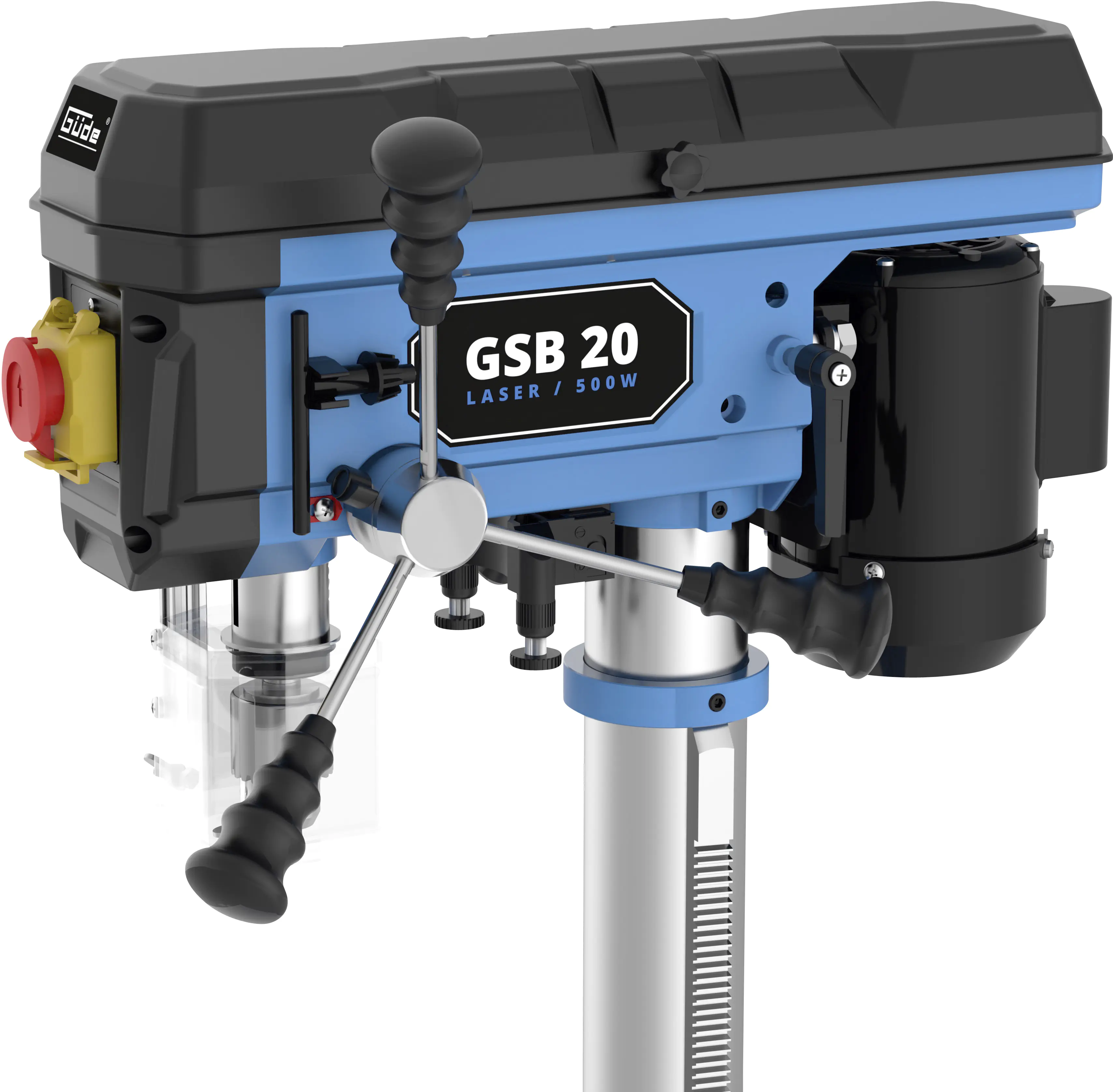 Güde Säulenbohrmaschine GSB 20 LASER 500 Watt 500 U/min 2600 U/min