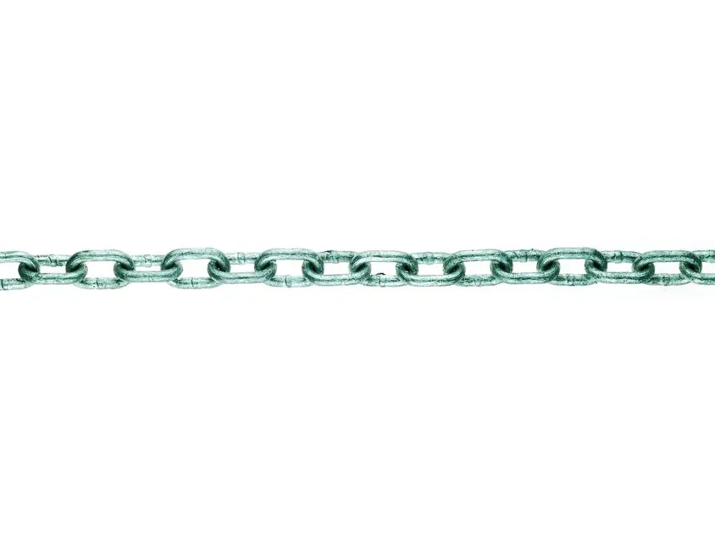 Conacord Rundstahl Kette 3 mm feuerverzinkt Form A, 16 mm x 5,5 mm