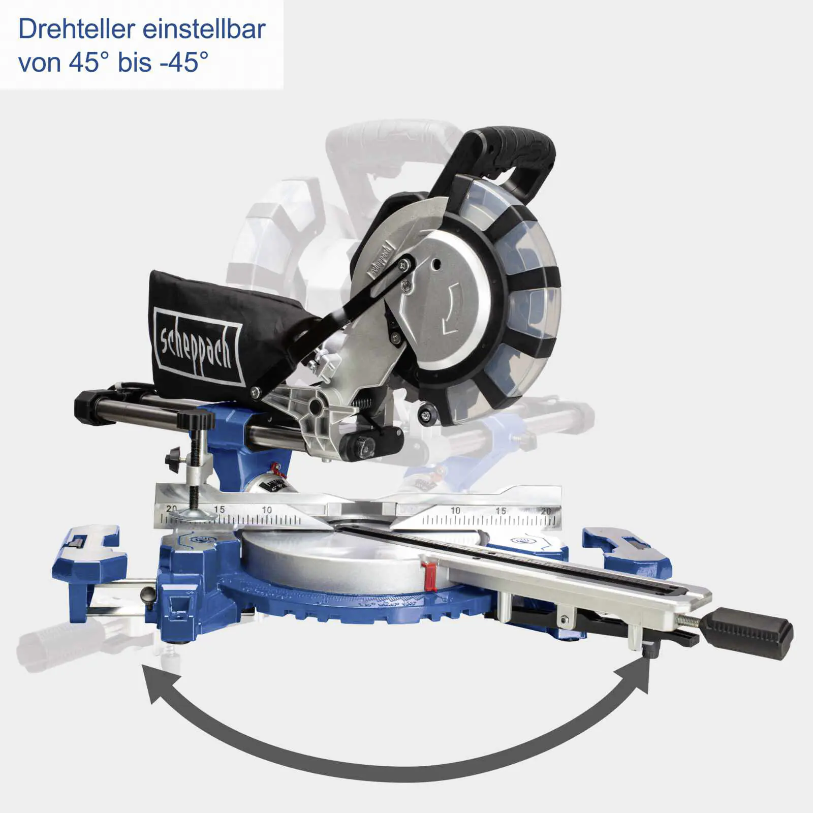 Scheppach Kappzugsäge HM 216 SPX 2.000 W, Lasermarkierhilfe Scheppach Kappzugsäge HM 216 SPX 2.000 W, Lasermarkierhilfe