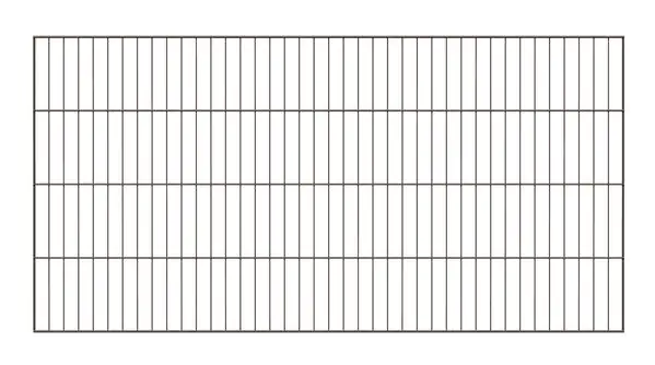 Alberts Einstab-Gittermatte Garden 2 m 100 cm hoch Typ 8/6/4 anthrazit
