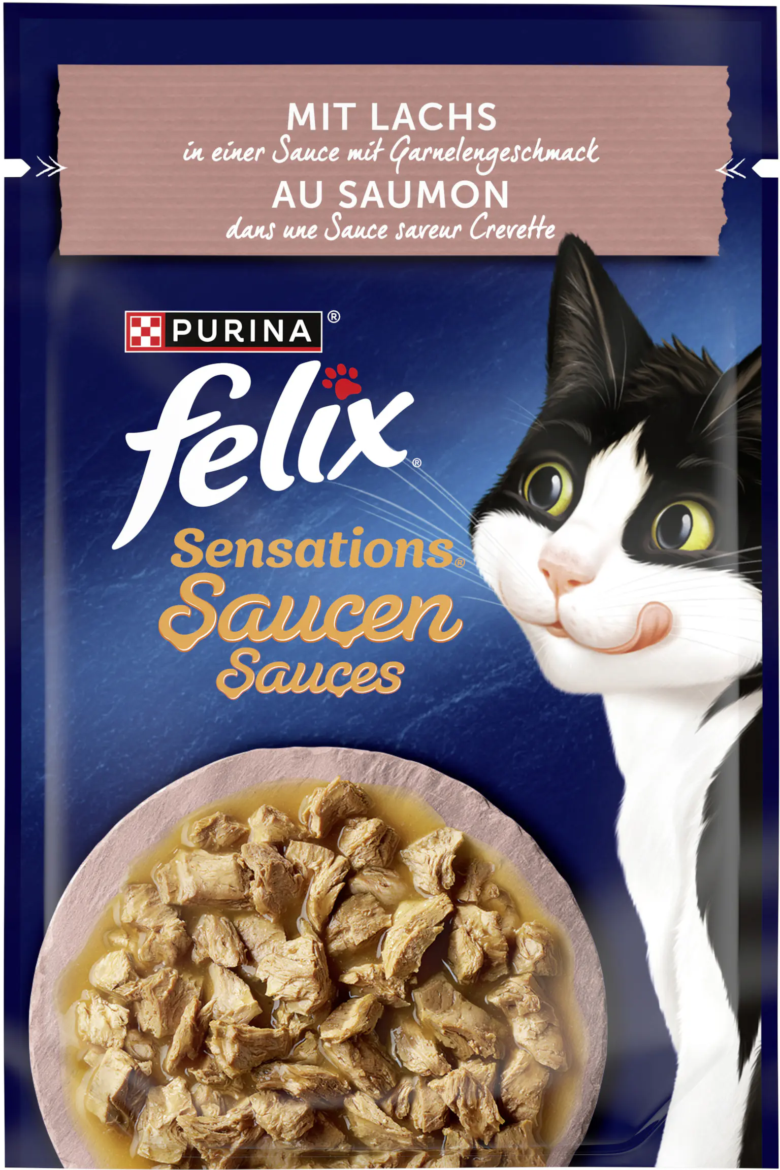 Felix Sensations Saucen Lachs & Garnelen 85 g
