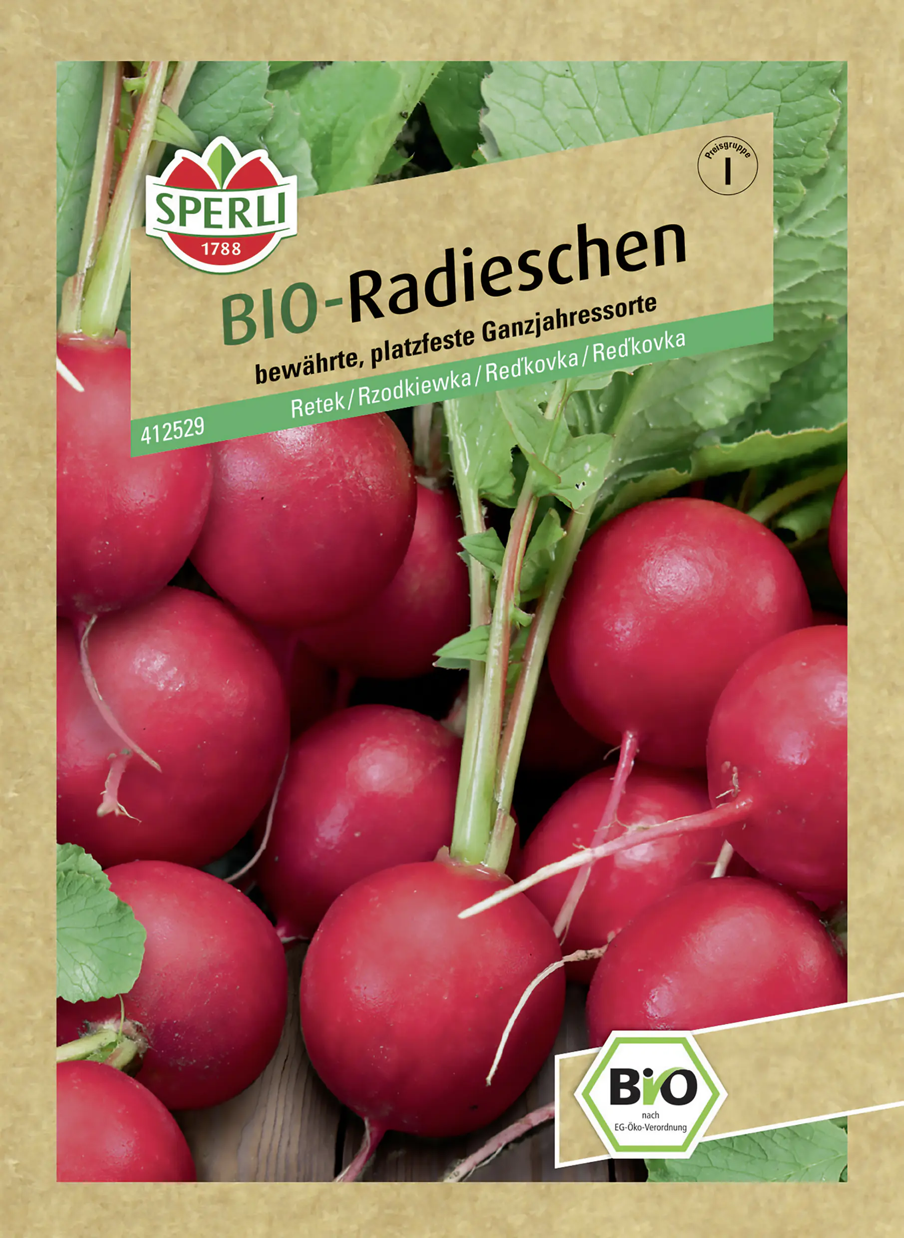 Sperli Bio Radieschen Raxe