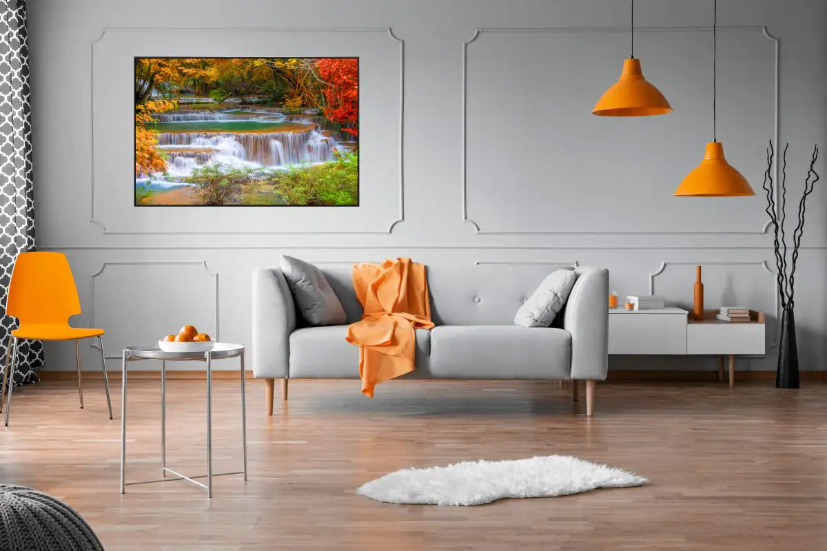 papermoon Infrarotheizkörper EcoHeat 60x120 cm 1000 Watt, Wasserfall