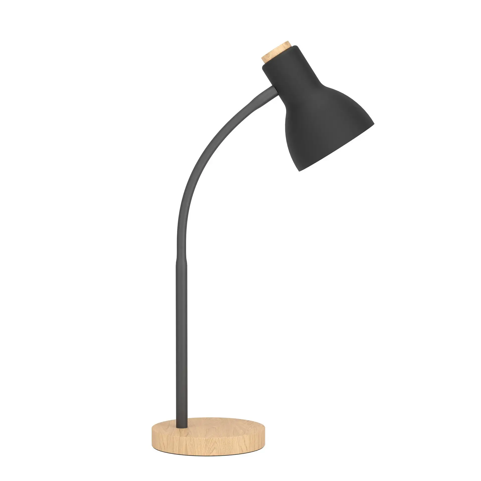 Eglo Tischlampe Veradal 49 x 12,5 cm schwarz Holz
