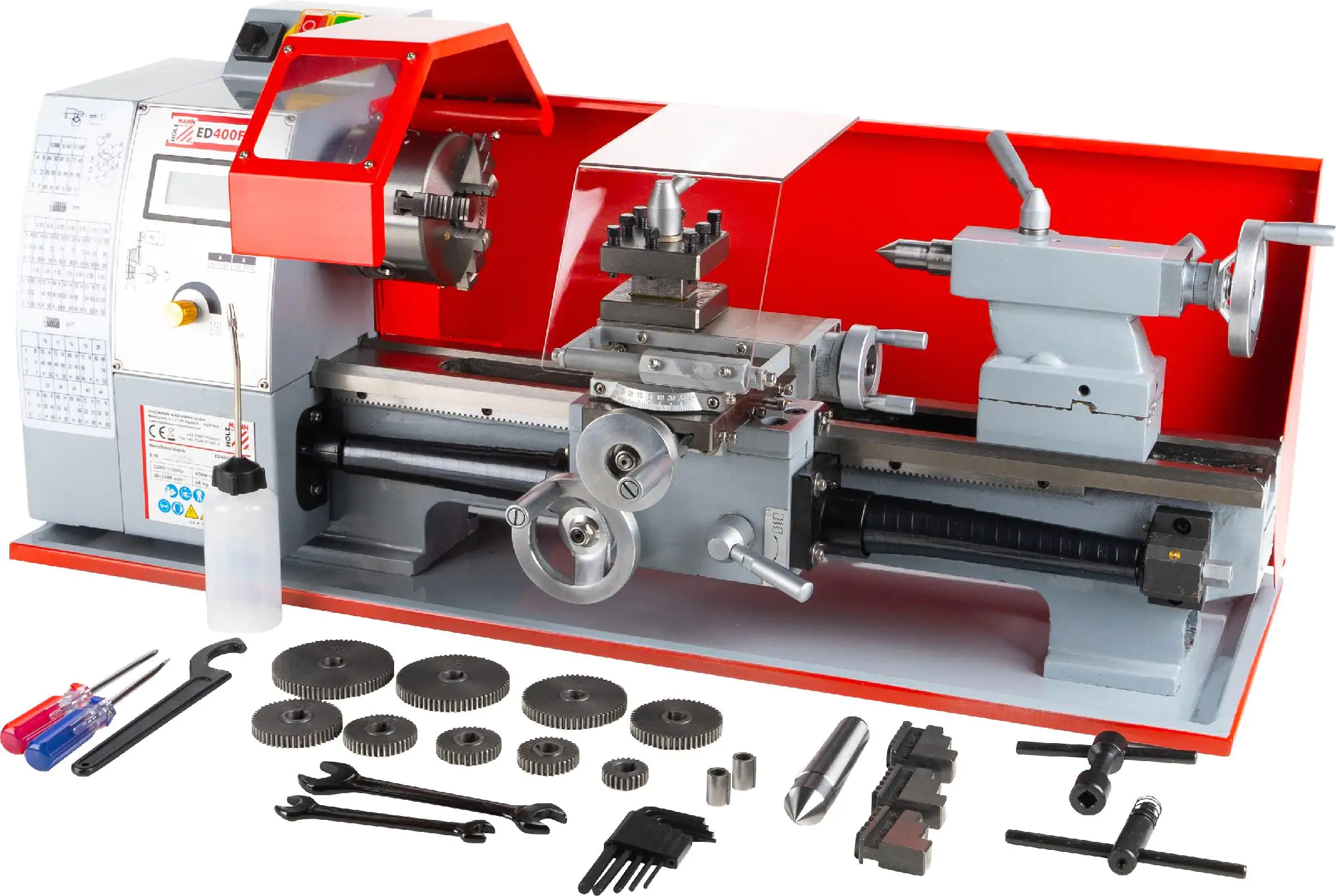 Holzmann Tischdrehmaschine ED400FD_230V Rechts-Linkslauf schaltbar Holzmann Tischdrehmaschine ED400FD_230V Rechts-Linkslauf schaltbar