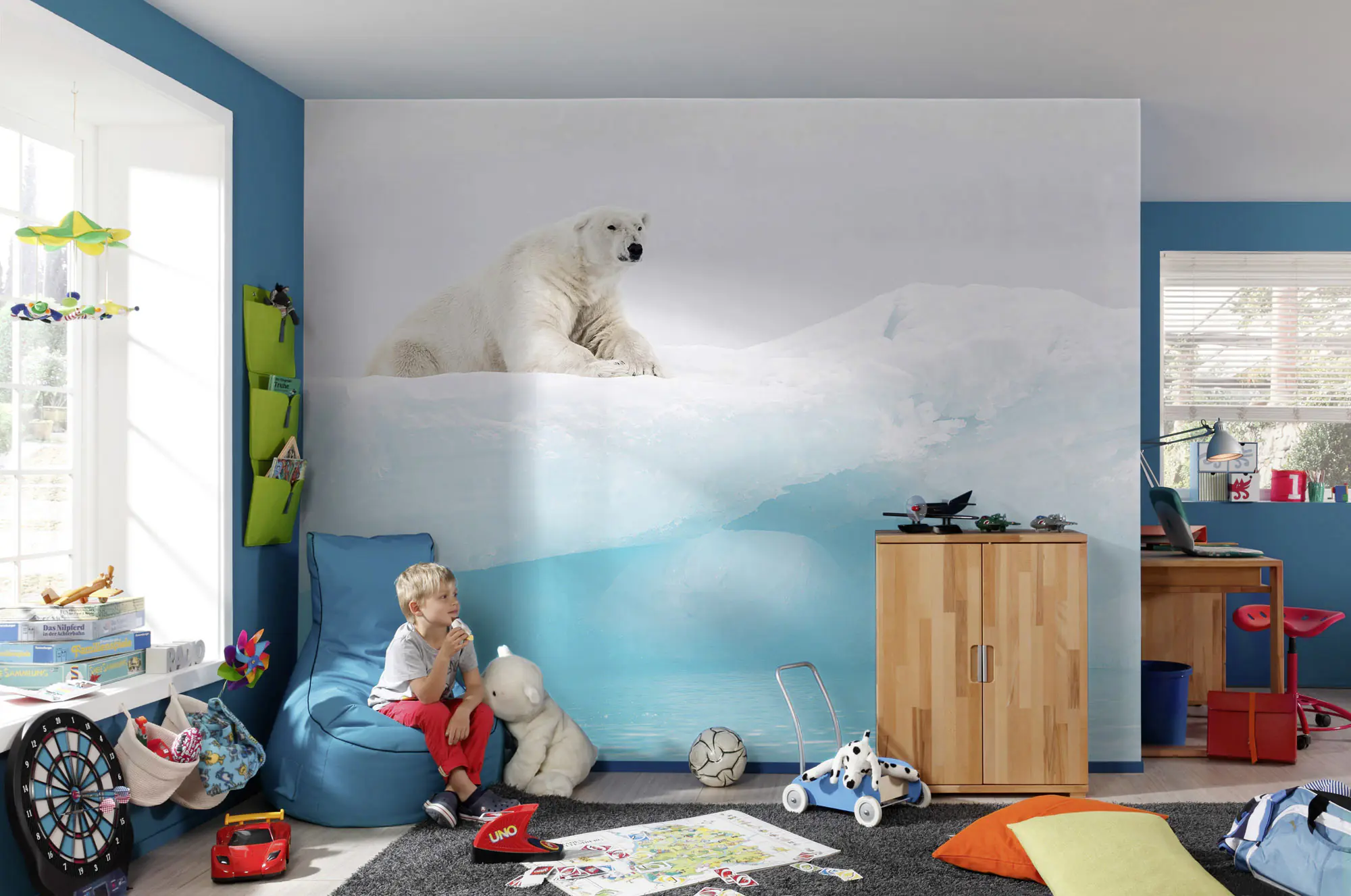 Komar Vlies Fototapete Arctic Polar Bear 400 x 280 cm 