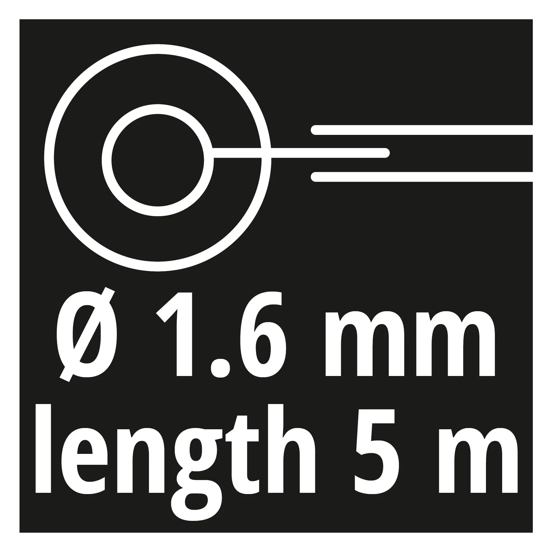 Einhell Ersatzspule GE-CT 18/28 5 m 1,6 mm