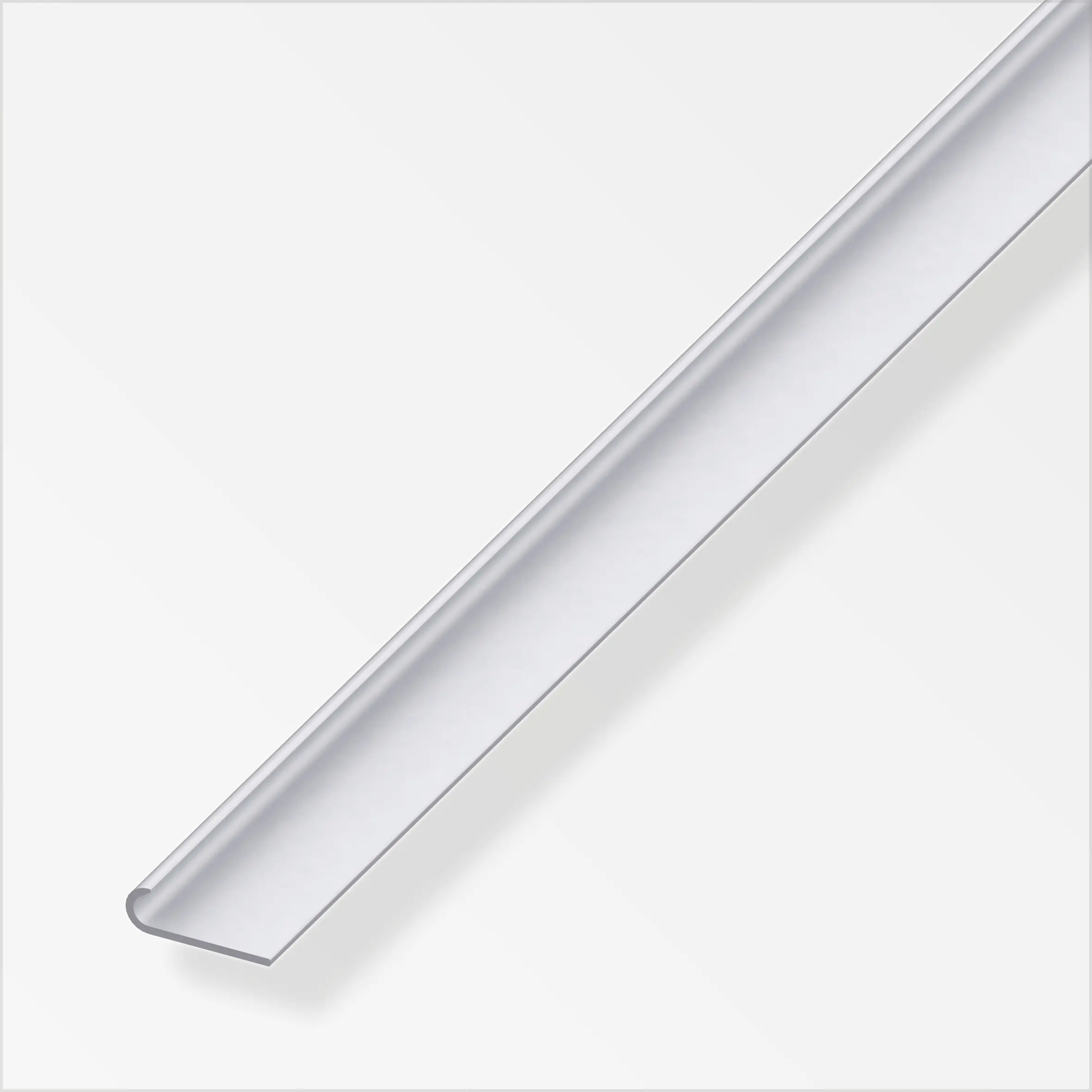 alfer Kantenschutzprofil Aluminium 1 m x 22 mm silber