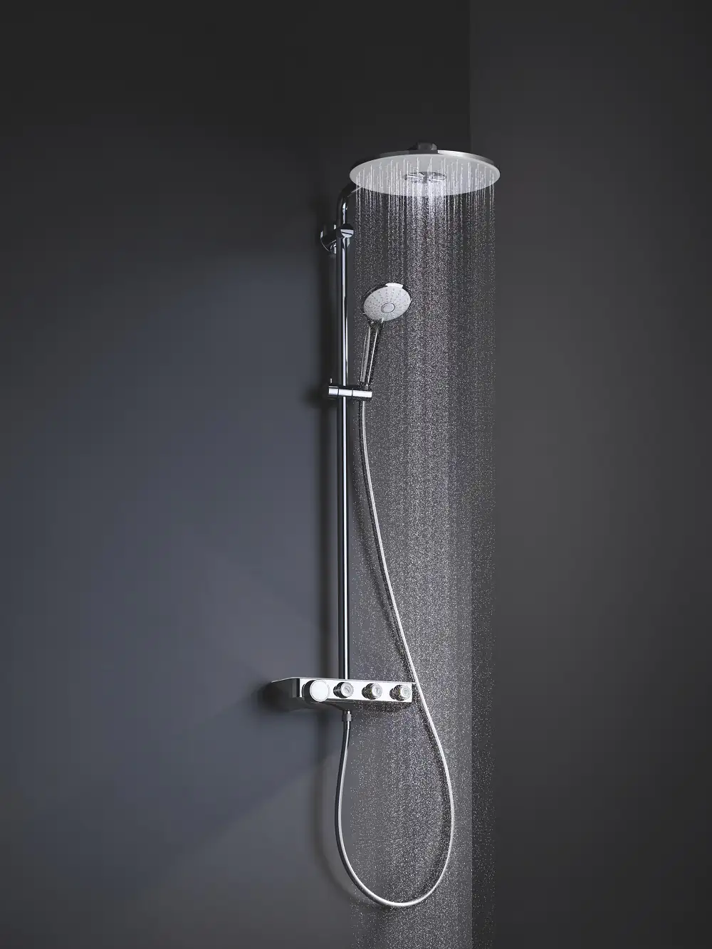 Grohe Kopfbrausesystem Euphoria moon white SmartControl Grohe Kopfbrausesystem Euphoria moon white SmartControl