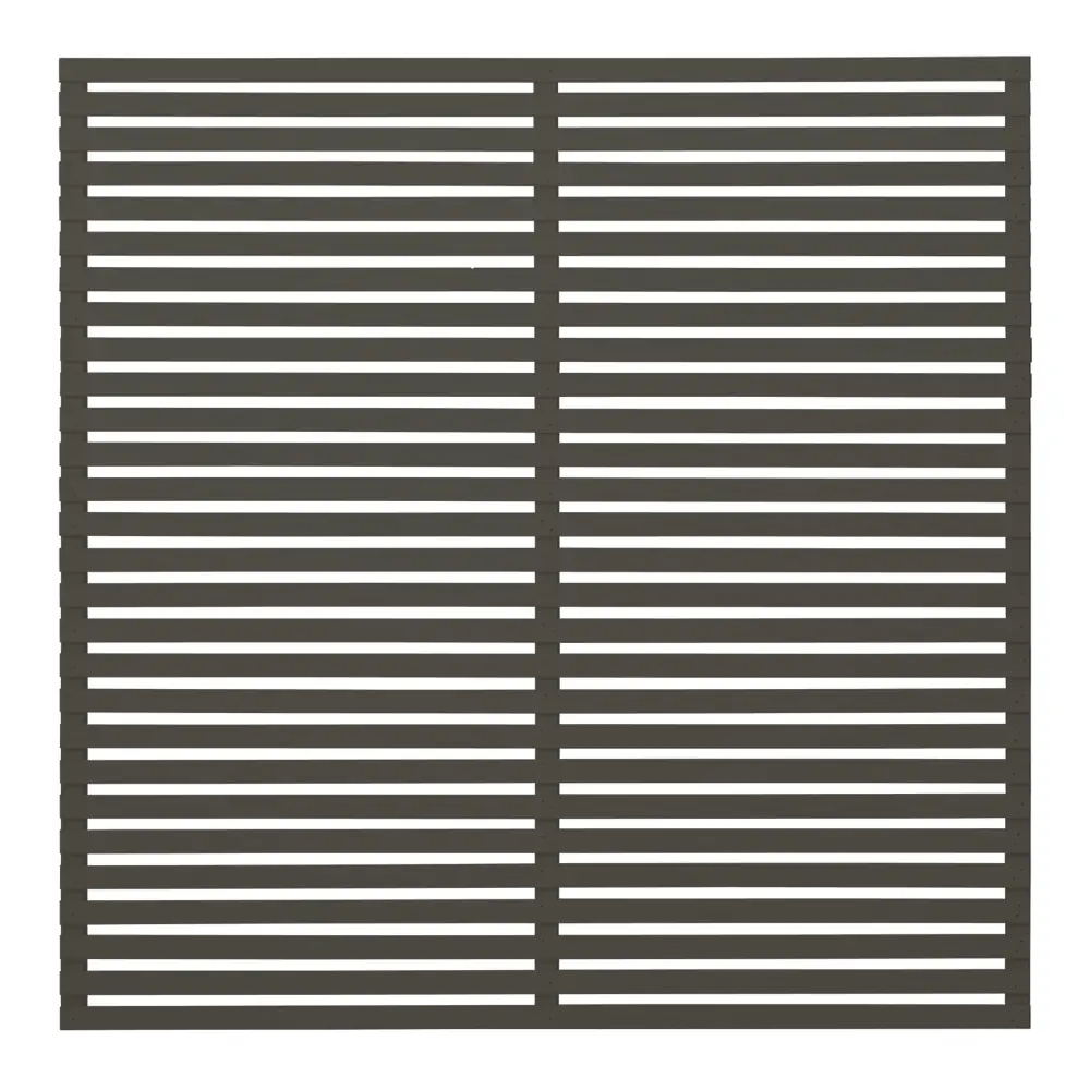 Plus Zaun Harmoni 180 x180 cm umbragrau fungizidbehandelt