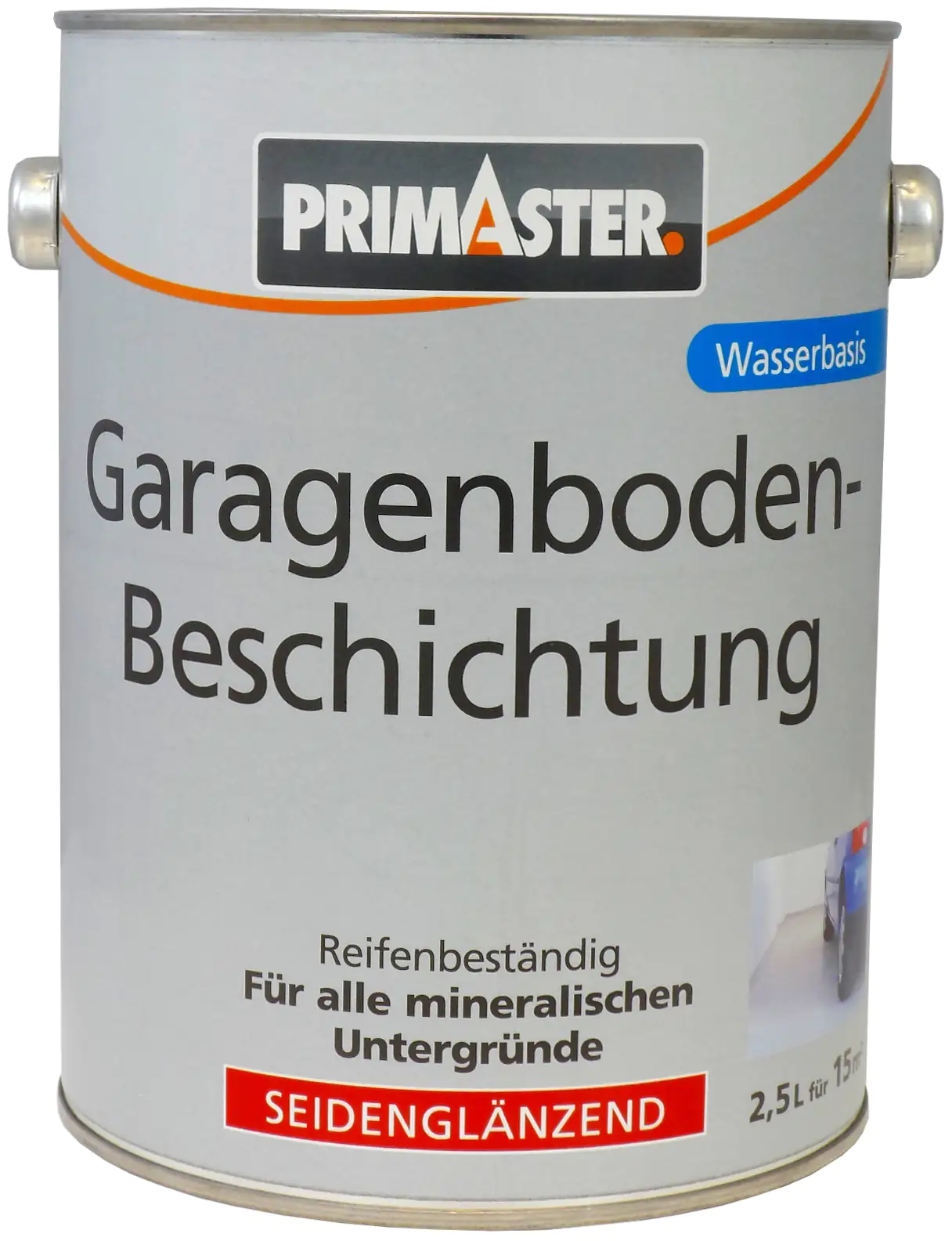 Primaster Garagenbodenbeschichtung 2,5 L lichtgrau seidenglänzend