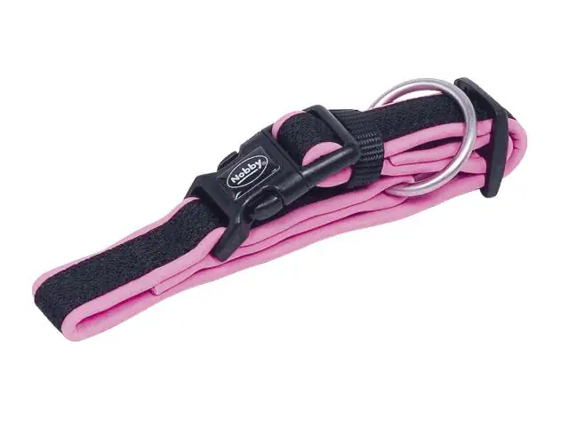 Nobby Halsband Mesh Preno pink L: 45-65 cm; B: 25/35 mm