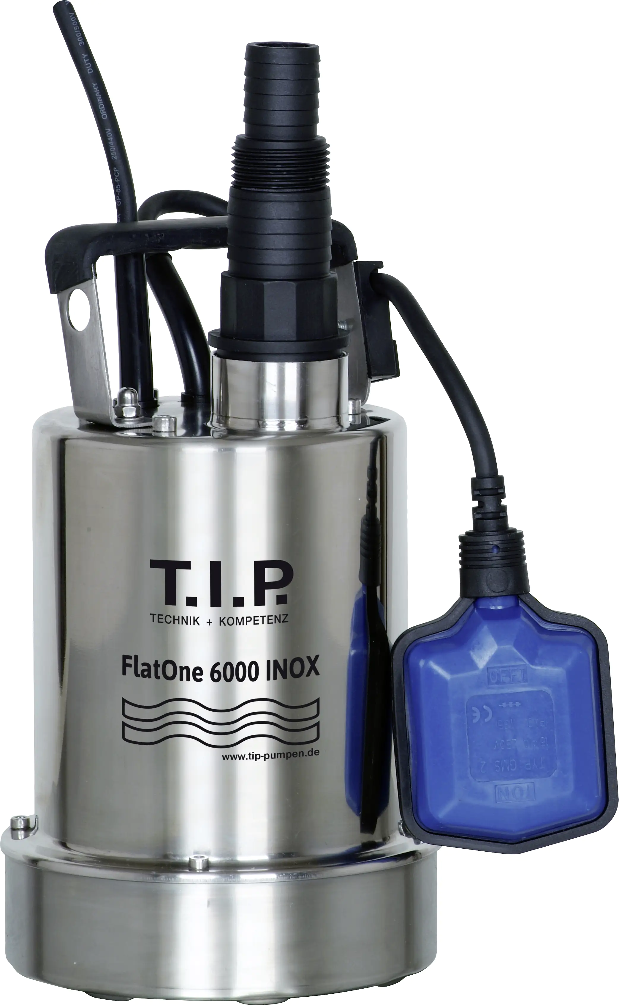 T.I.P. Klarwasser Tauchpumpe FlatOne 6000 INOX 6.000 l/h 6 m 300 Watt  kaufen