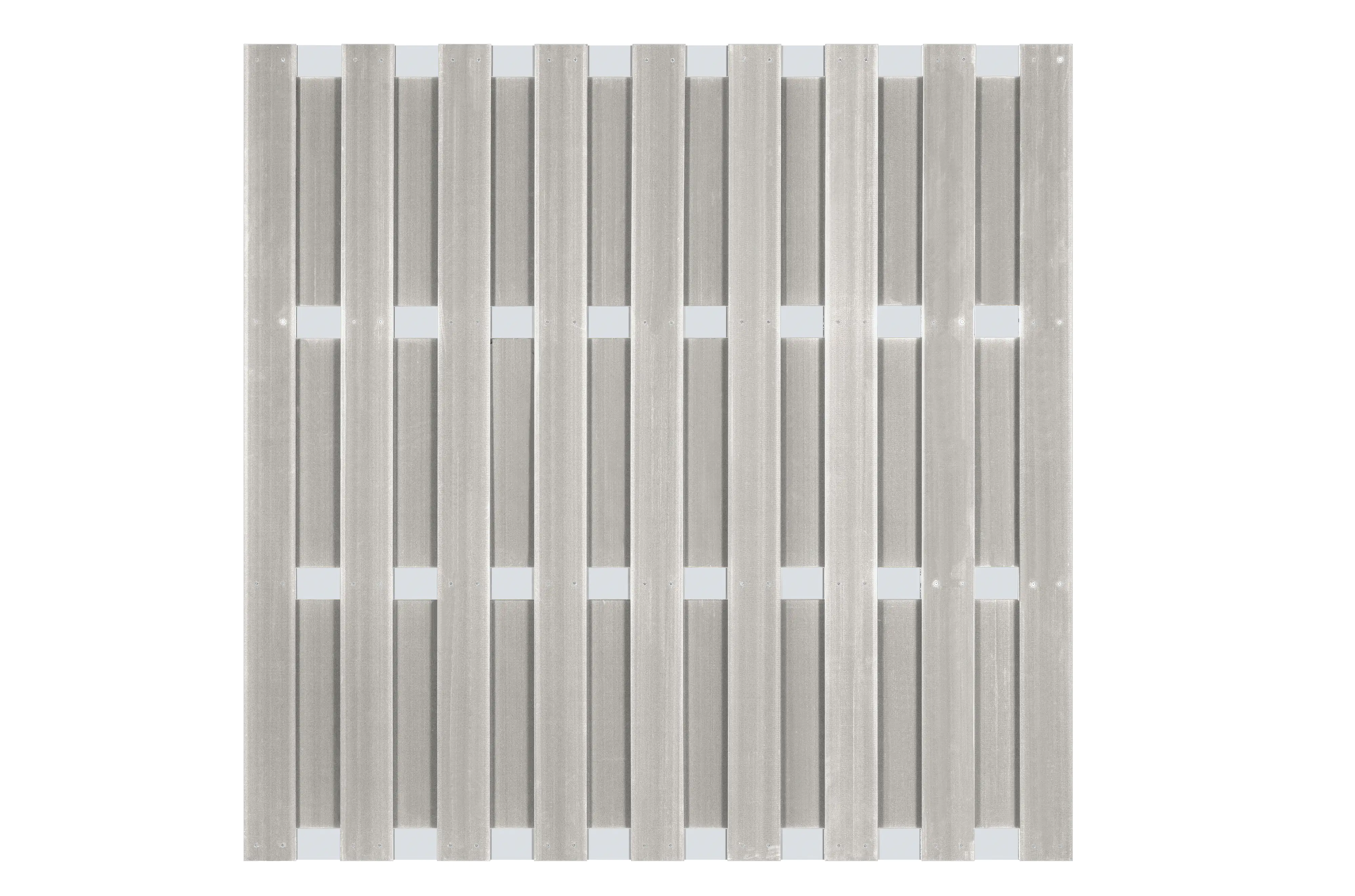 elephant WPC-Sichtschutzzaun Grace Line Grundelement grau 180 x 180 cm