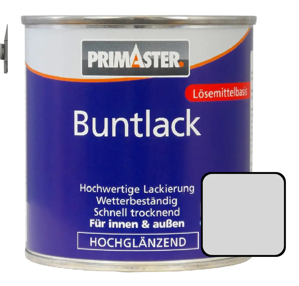 Primaster Buntlack RAL 7035 125 ml lichtgrau hochglänzend