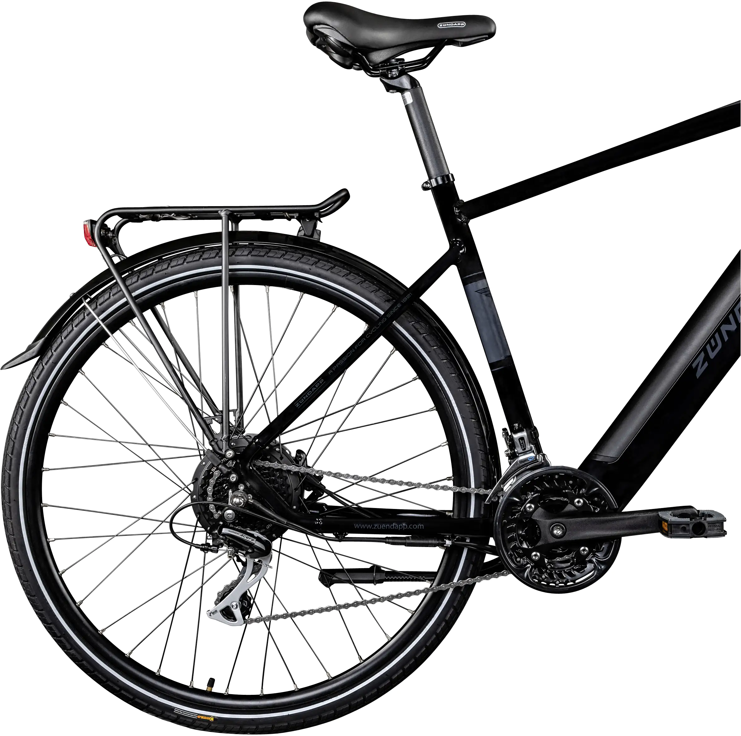 Zündapp E-Bike Trekking Z810 28 Zoll 24-Gang 417 Wh schwarz grau