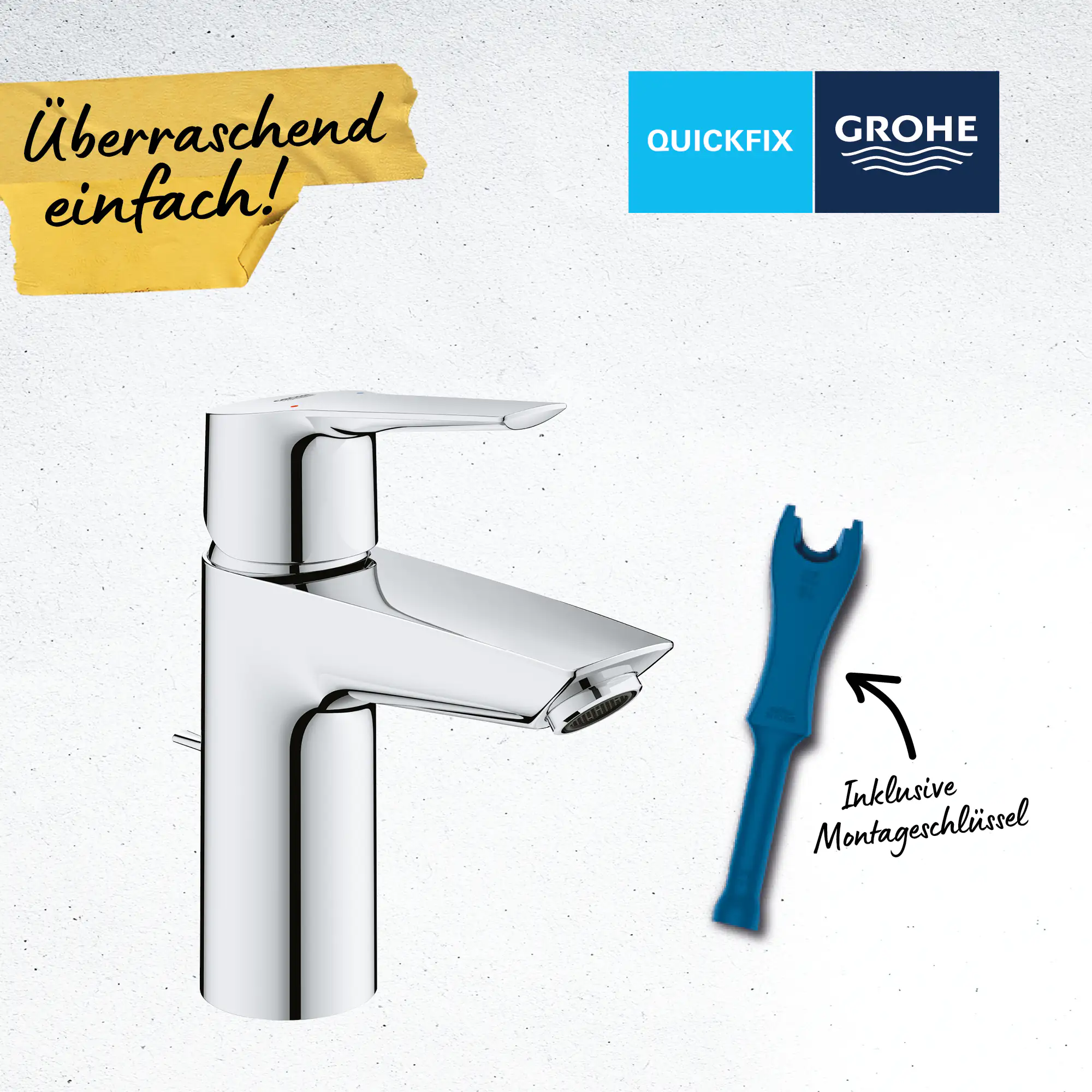 Grohe Quickfix Waschtischarmatur QuickFix Start S-Size