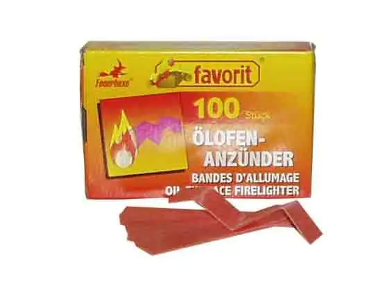 Favorit Ölofenanzünder 100 Stück