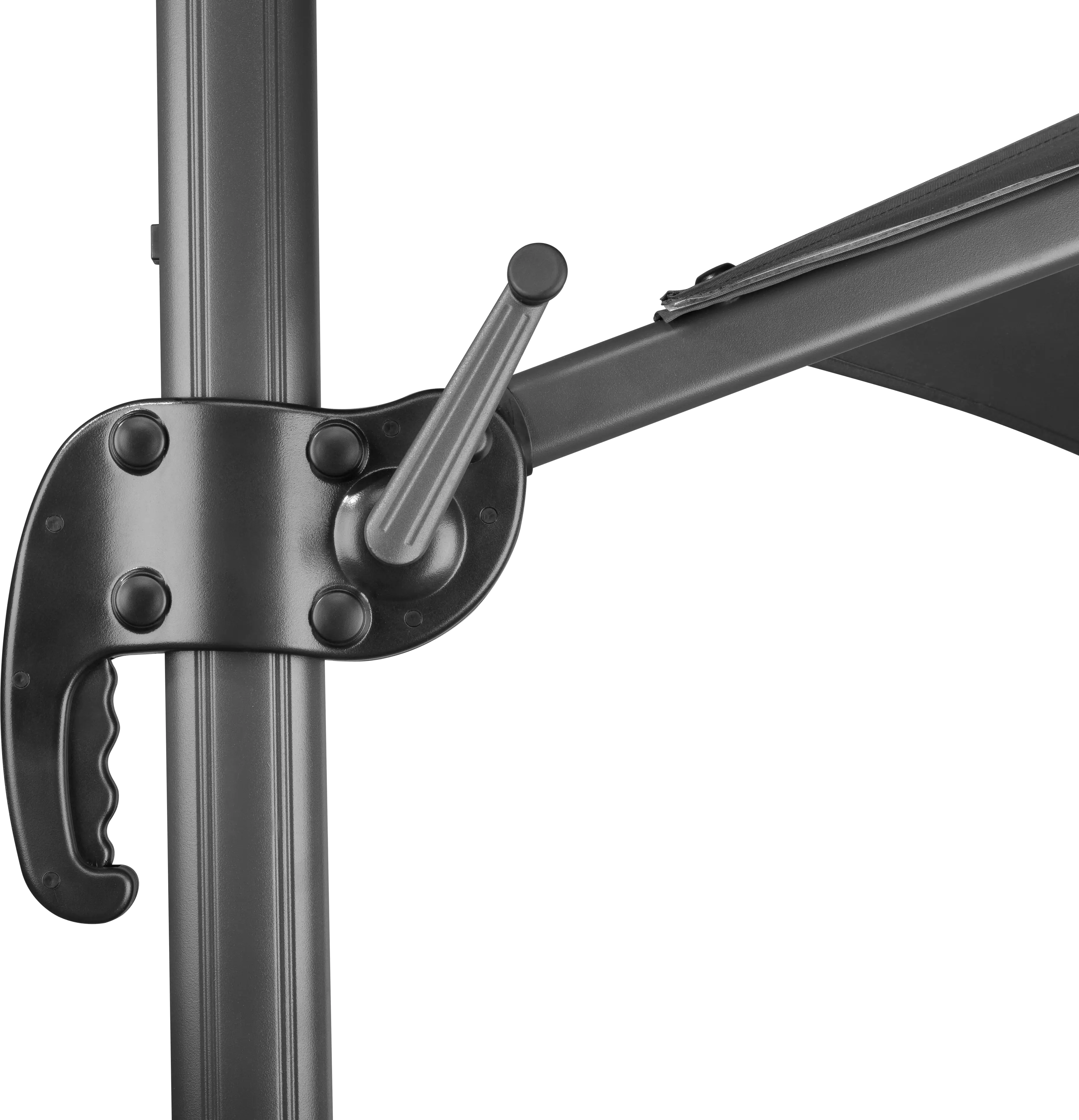 Schneider Ampelschirm Rhodos Blacklight anthrazit Ø 300 cm Schneider Ampelschirm Rhodos Blacklight anthrazit Ø 300 cm