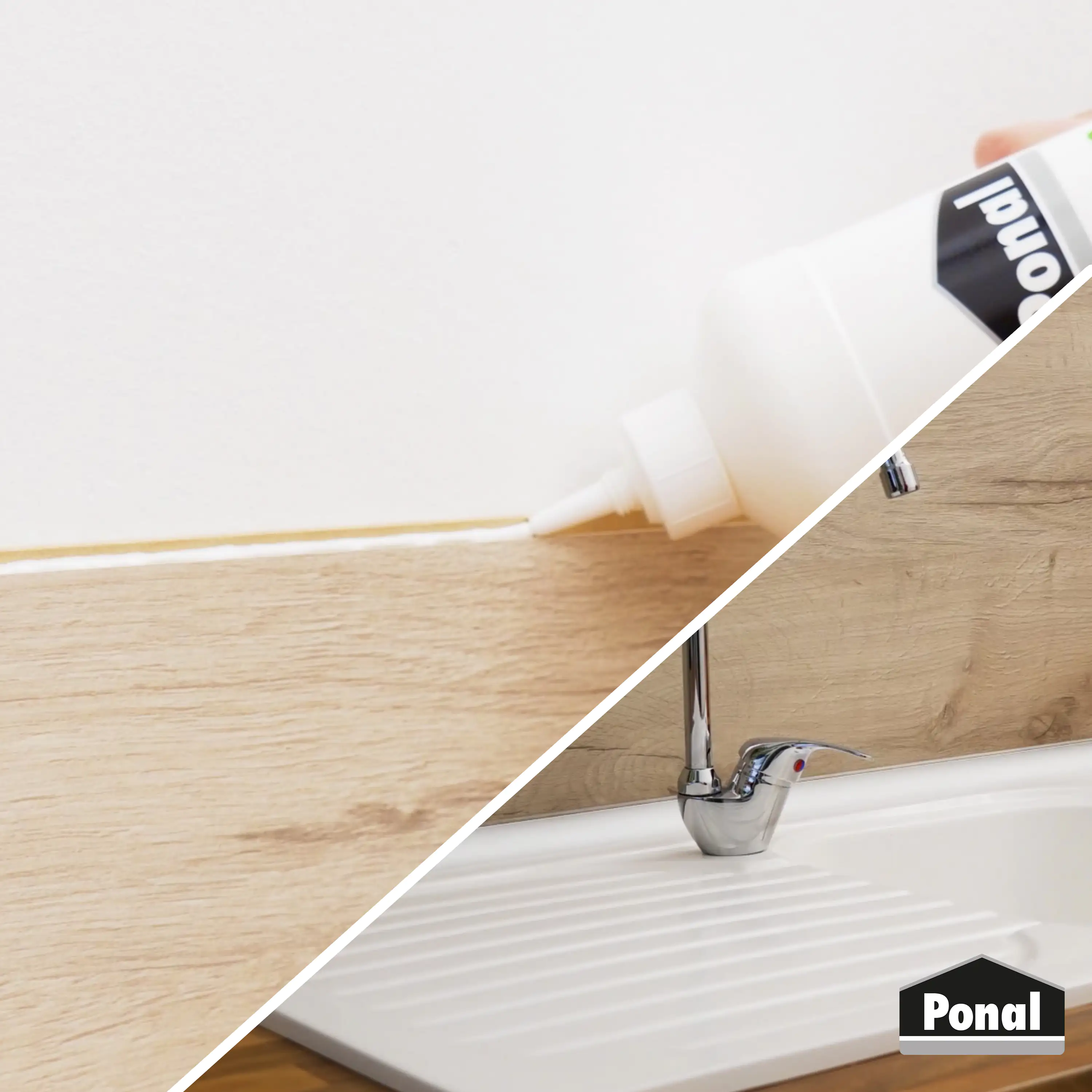 Ponal Fugenleim Parkett & Laminat 1 kg Flasche, trocknet transparent