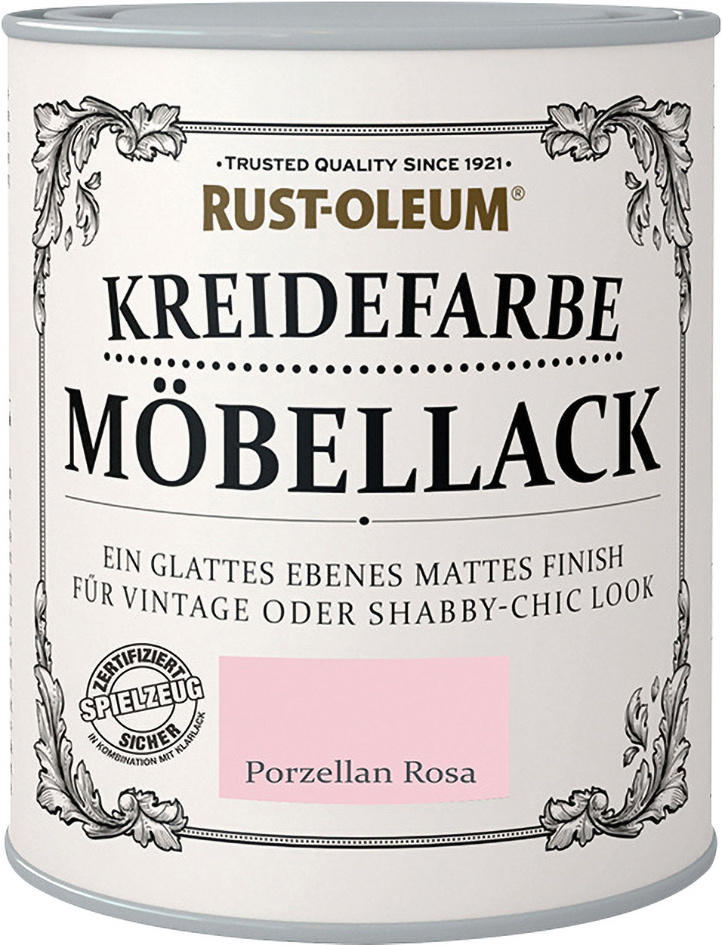 Rust-Oleum Kreidefarbe Möbellack 125 ml porzellan rosa