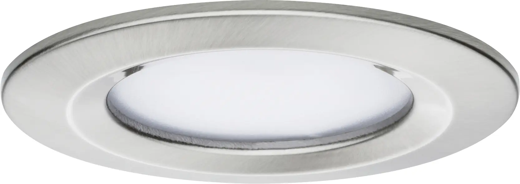 Paulmann LED Einbauleuchte Coin Slim IP44 rund 6,8 W Eisen 3er-Set dimmbar