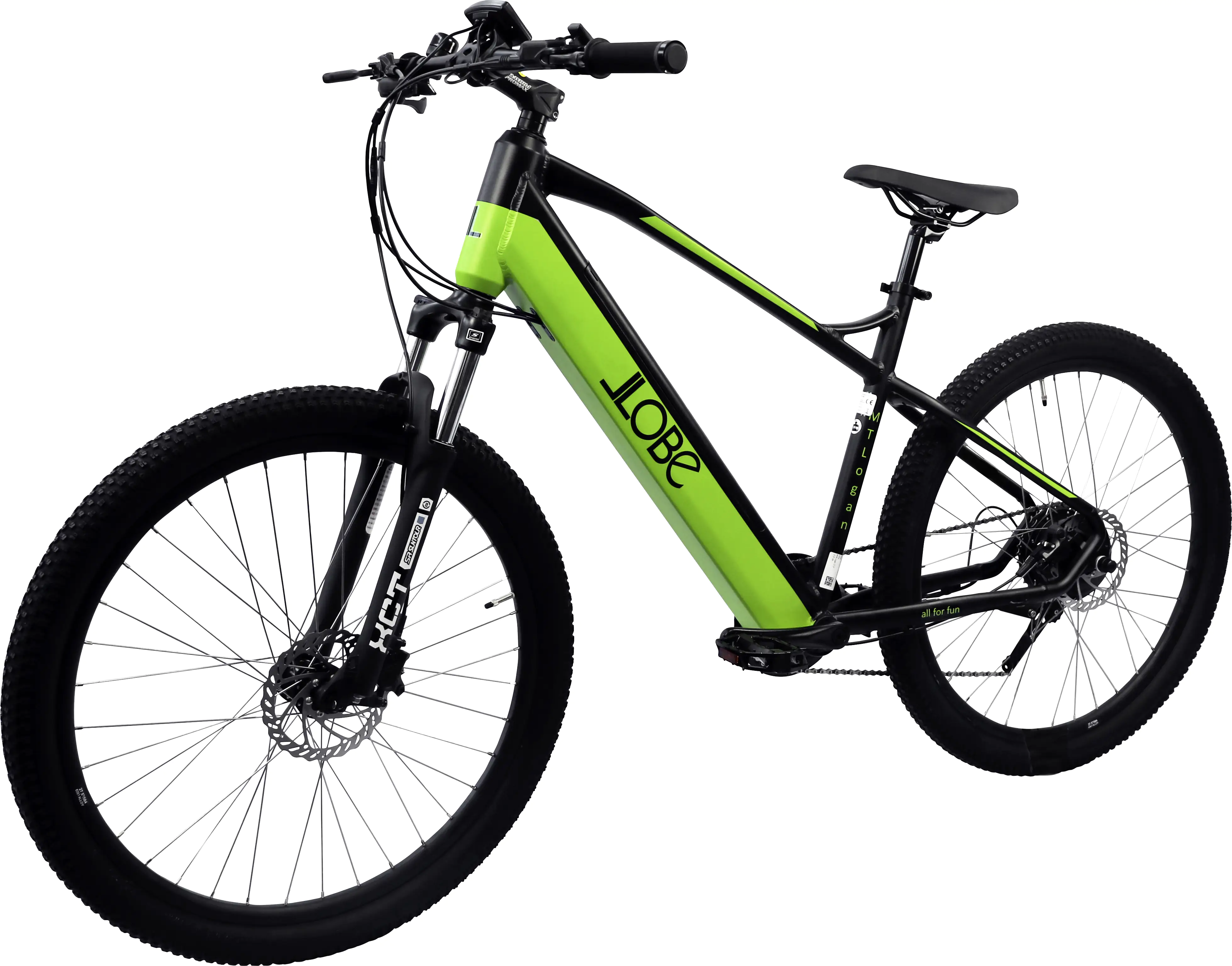 LLobe E-Bike Mountain MT Logan 27,5 Zoll RH 48cm 10-Gang 468 Wh mattgrau-grün LLobe E-Bike Mountain MT Logan 27,5 Zoll RH 48cm 10-Gang 468 Wh mattgrau-grün