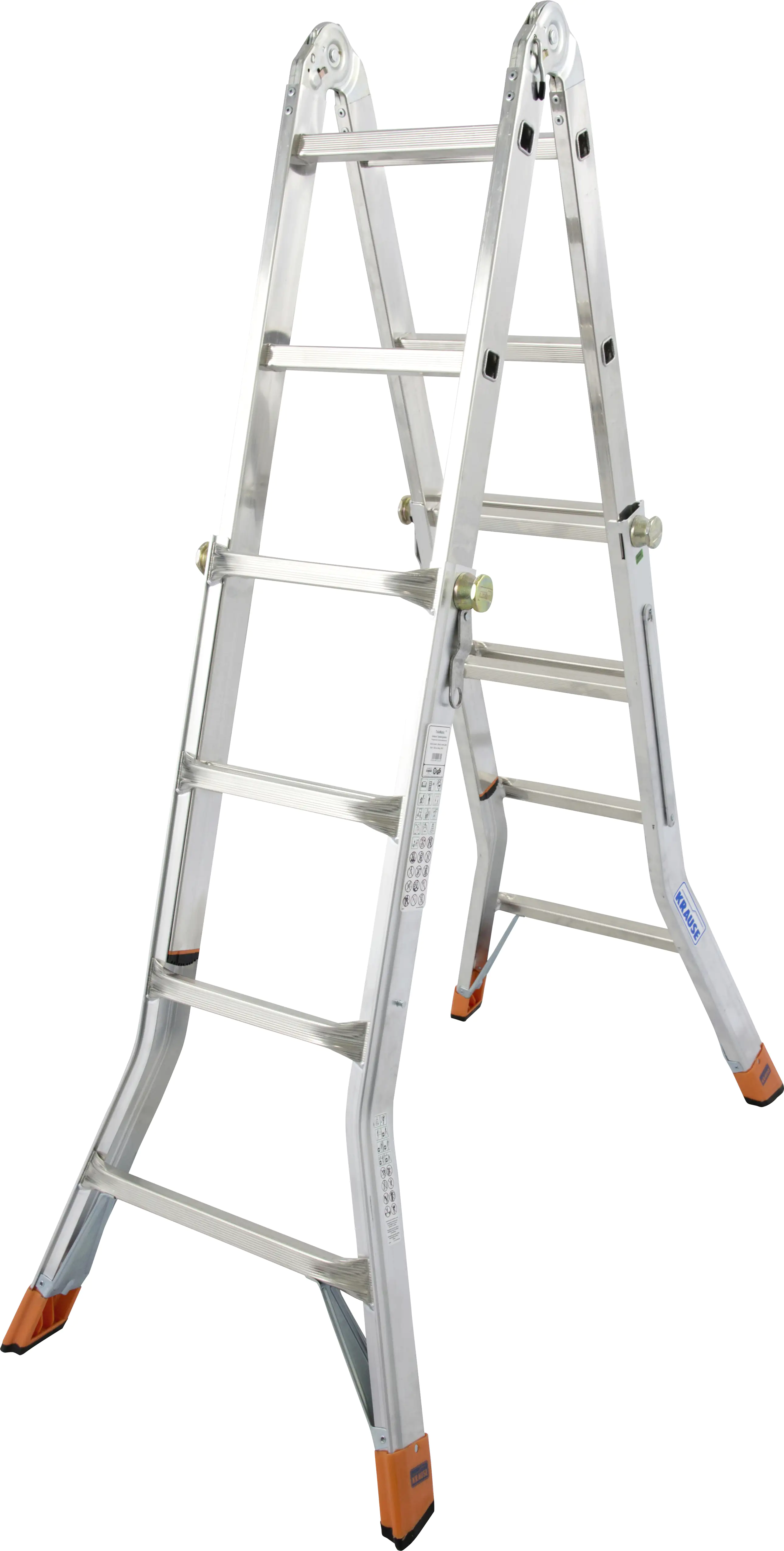 Krause Aluminium-Gelenk-Teleskopleiter MONTO TeleMatic 5 m