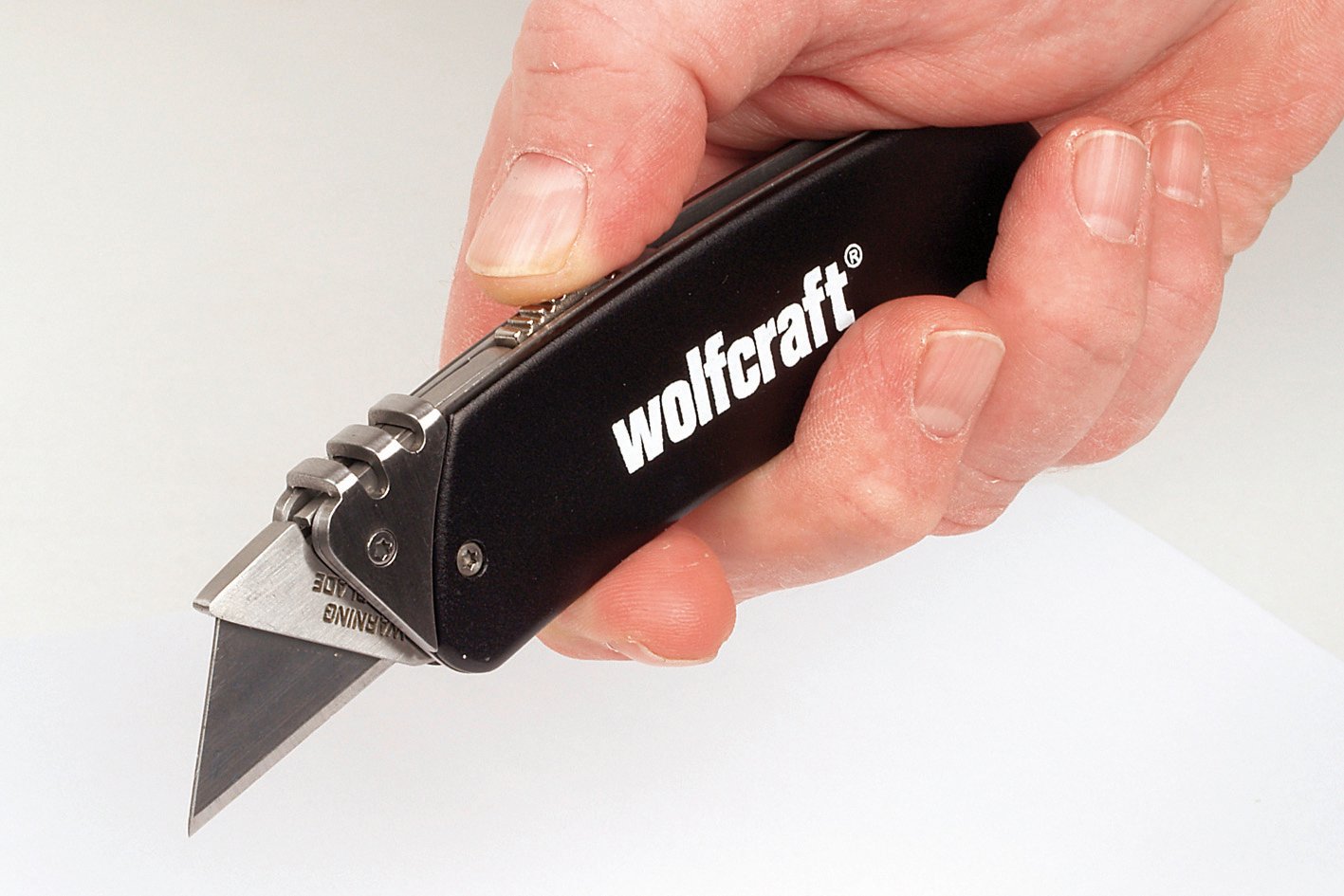 Wolfcraft Alu-Freizeitmesser mit Gürtelclip Wolfcraft Alu-Freizeitmesser mit Gürtelclip